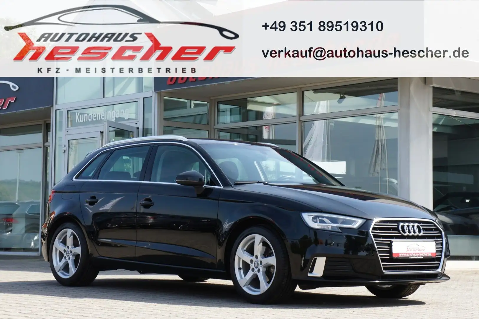Audi A3 Sportback sport 1.4 TFSI ACT *LED*NAVI*SHZ* Schwarz - 1