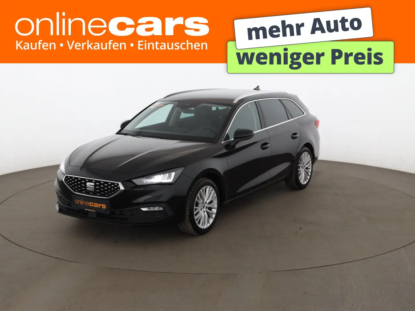 SEAT Leon ST 2.0 TDI Xcellence Aut LED AHK NAVI ASSIST Schwarz - 1