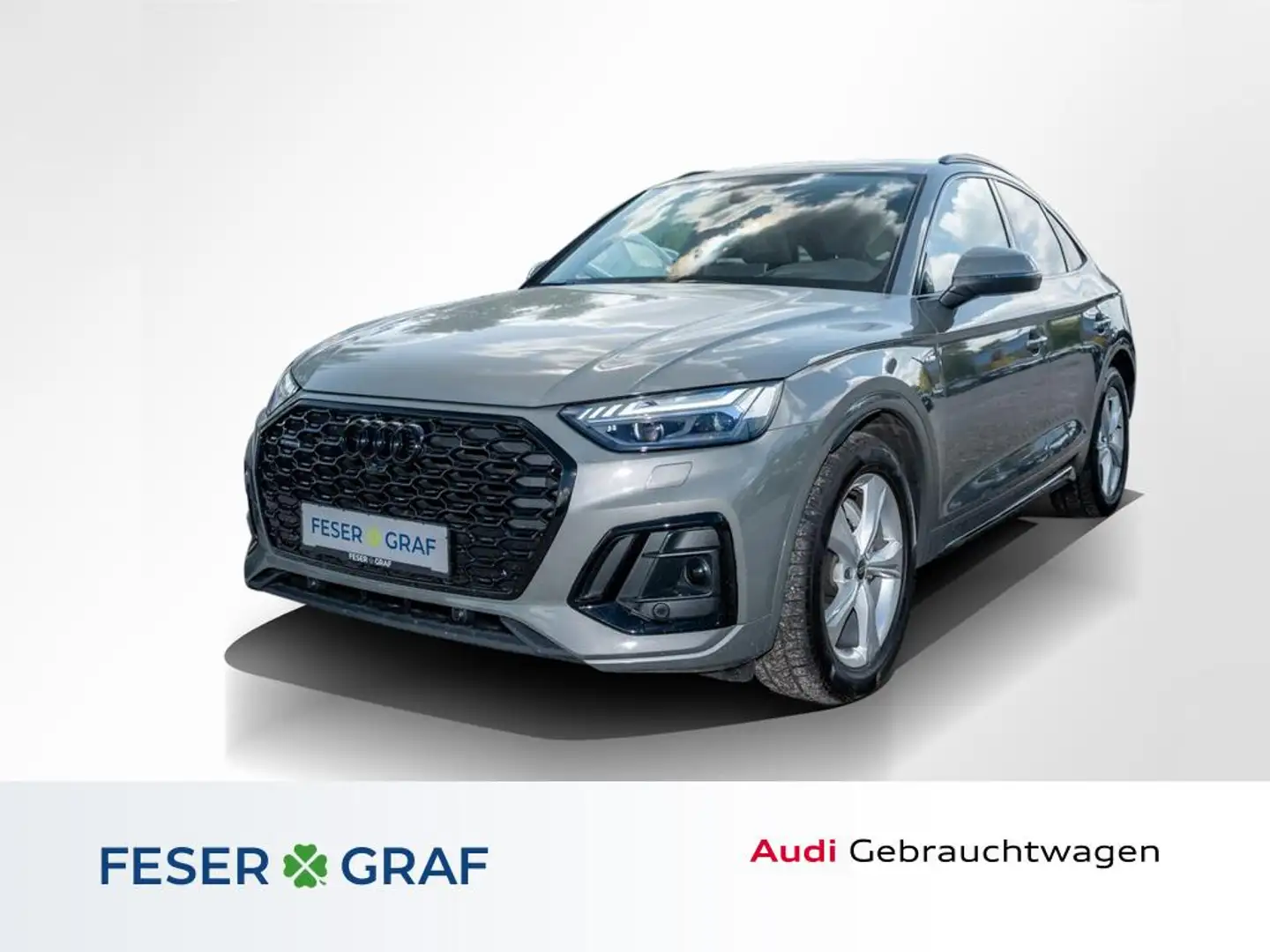 Audi Q5 Sportback 40 TDI qu. S line /Matrix/Pano/adAIR/HuD Grau - 1