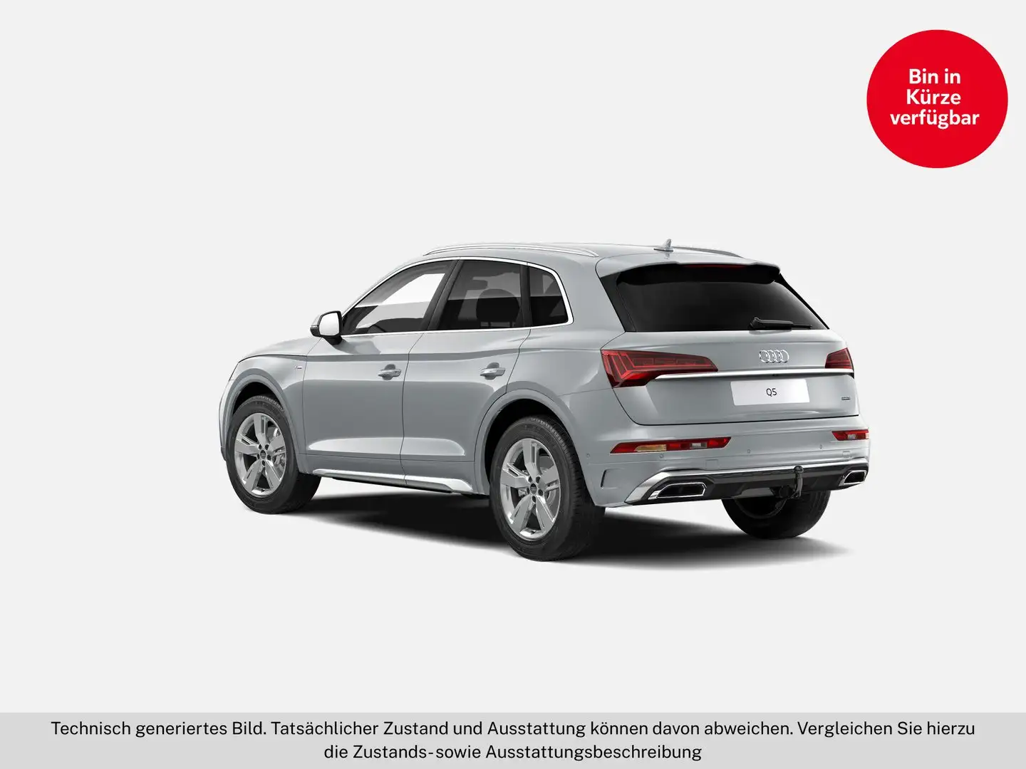 Audi Q5 40 TDI quattro S line Silber - 2