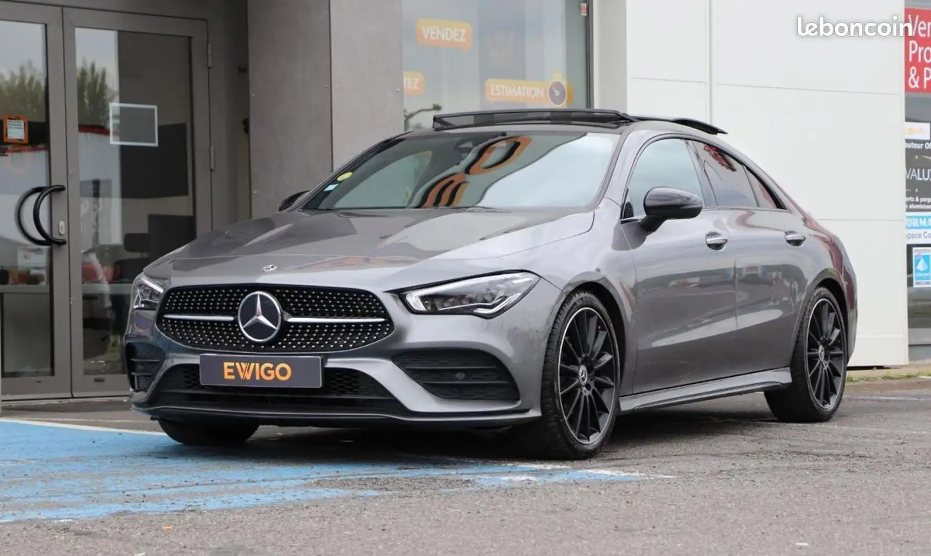 Mercedes-Benz CLA 180 Classe Mercedes COUPE 180 D 115ch AMG LINE BVA TOI Gris - 1