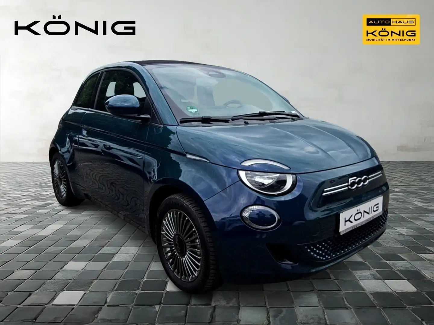 Fiat 500e Icon CCS Tempomat Klimaautomatik Carplay Schwarz - 2