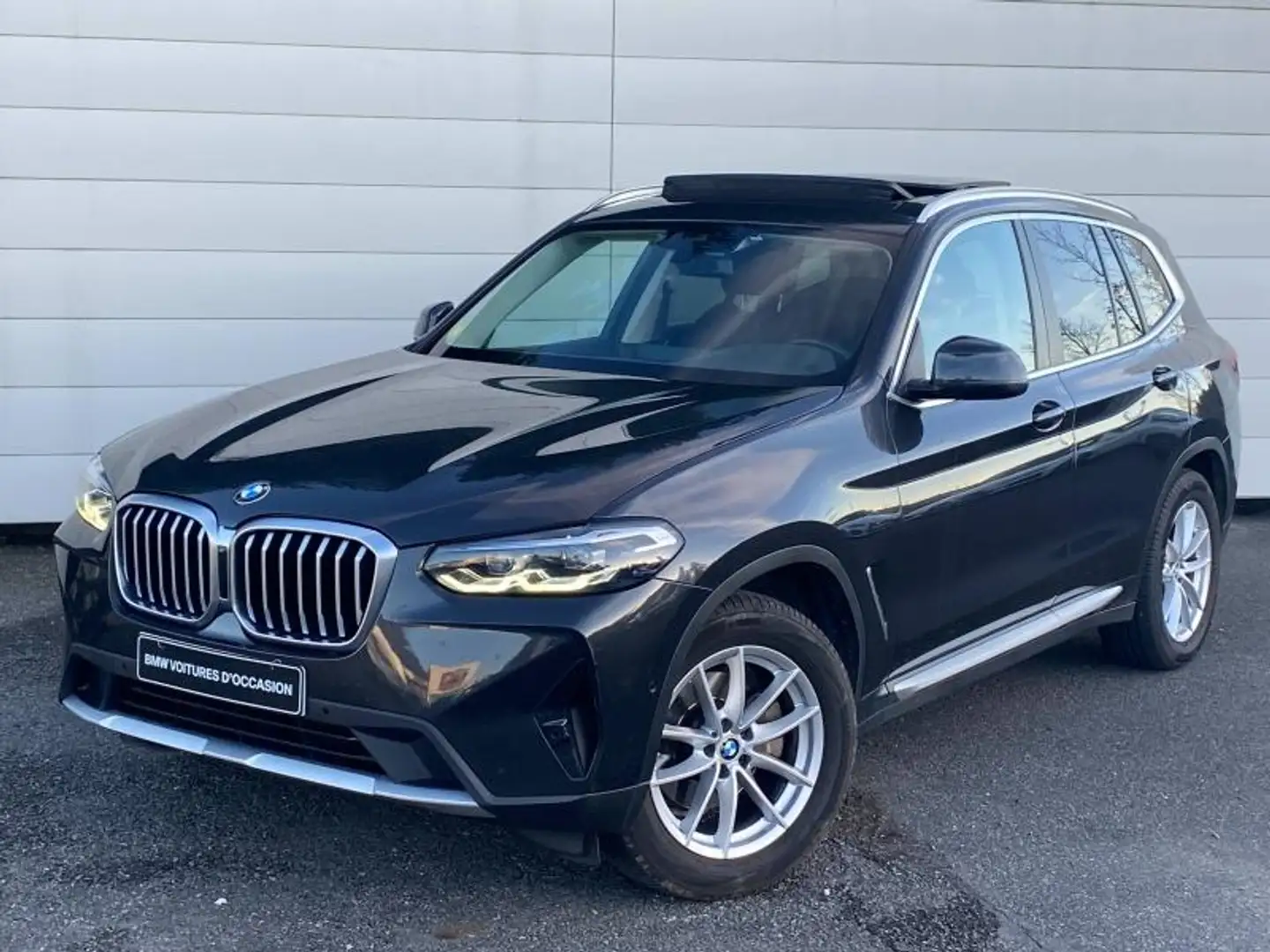 BMW X3 xDrive20d 190ch Business Design Gris - 1