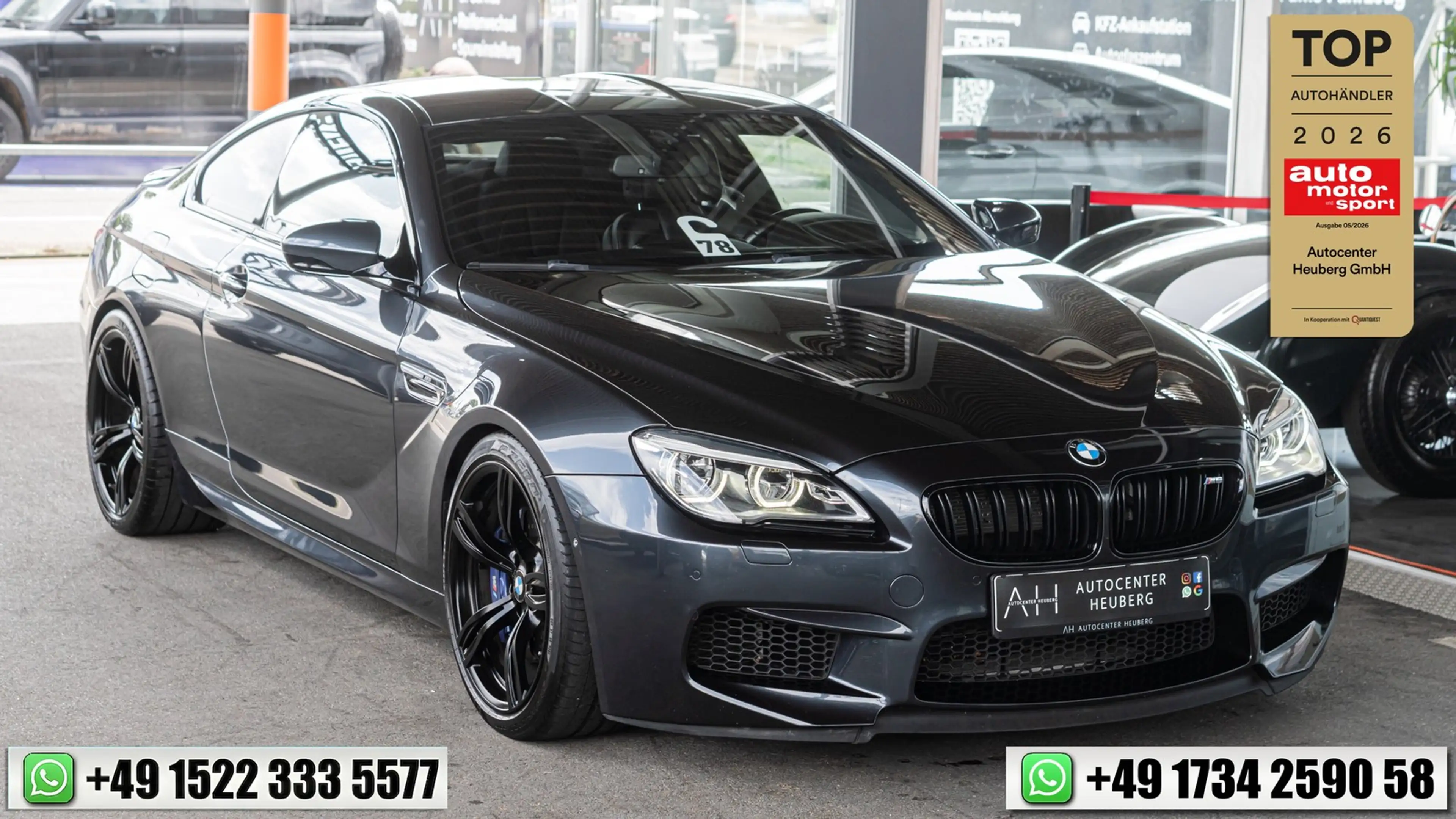 BMW M6 COUPE *AKRAPOVIC*CARBON*360°*HUD*SOFTCLOSE*