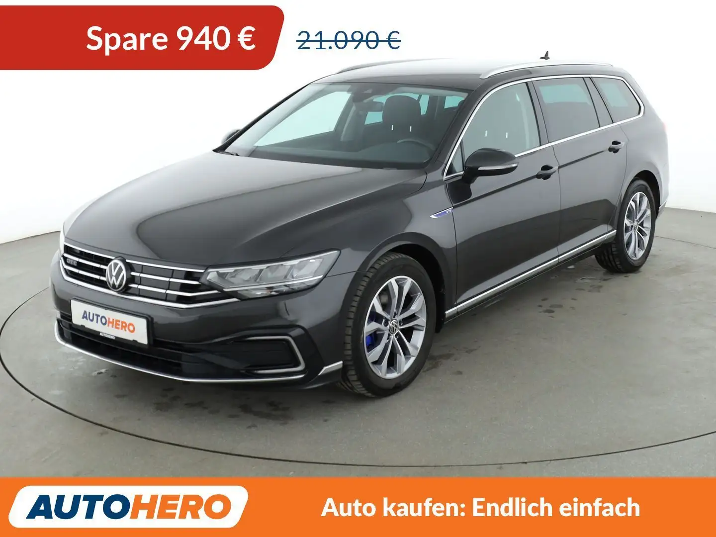 Volkswagen Passat 1.4 GTE Aut.*LED*NAVI*ACC*CAM*PDC*SHZ*KLIMA* Grau - 1