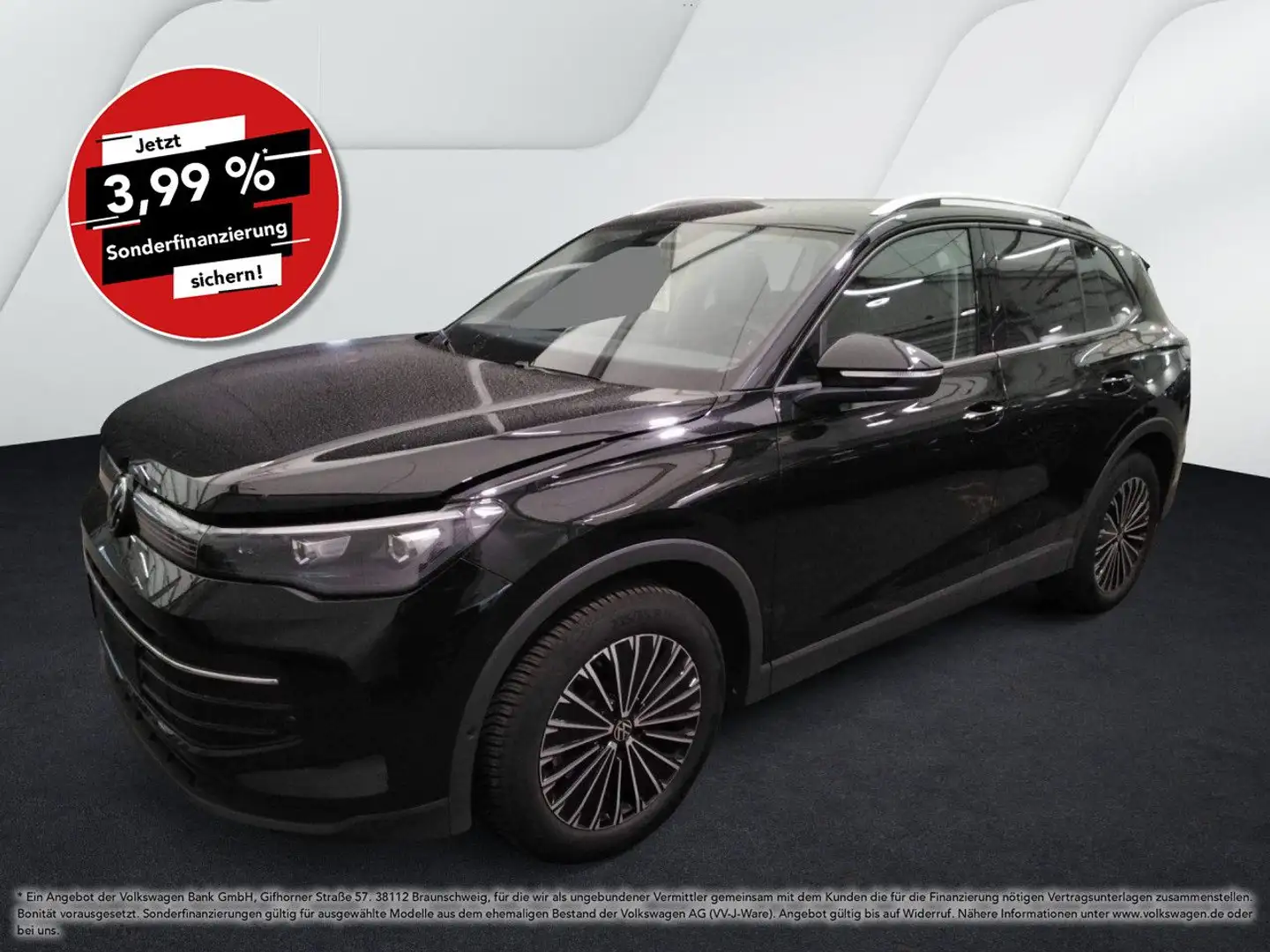 Volkswagen Tiguan Life 2.0 TDI DSG LED Plus NAV AHK ACC Navi Schwarz - 1