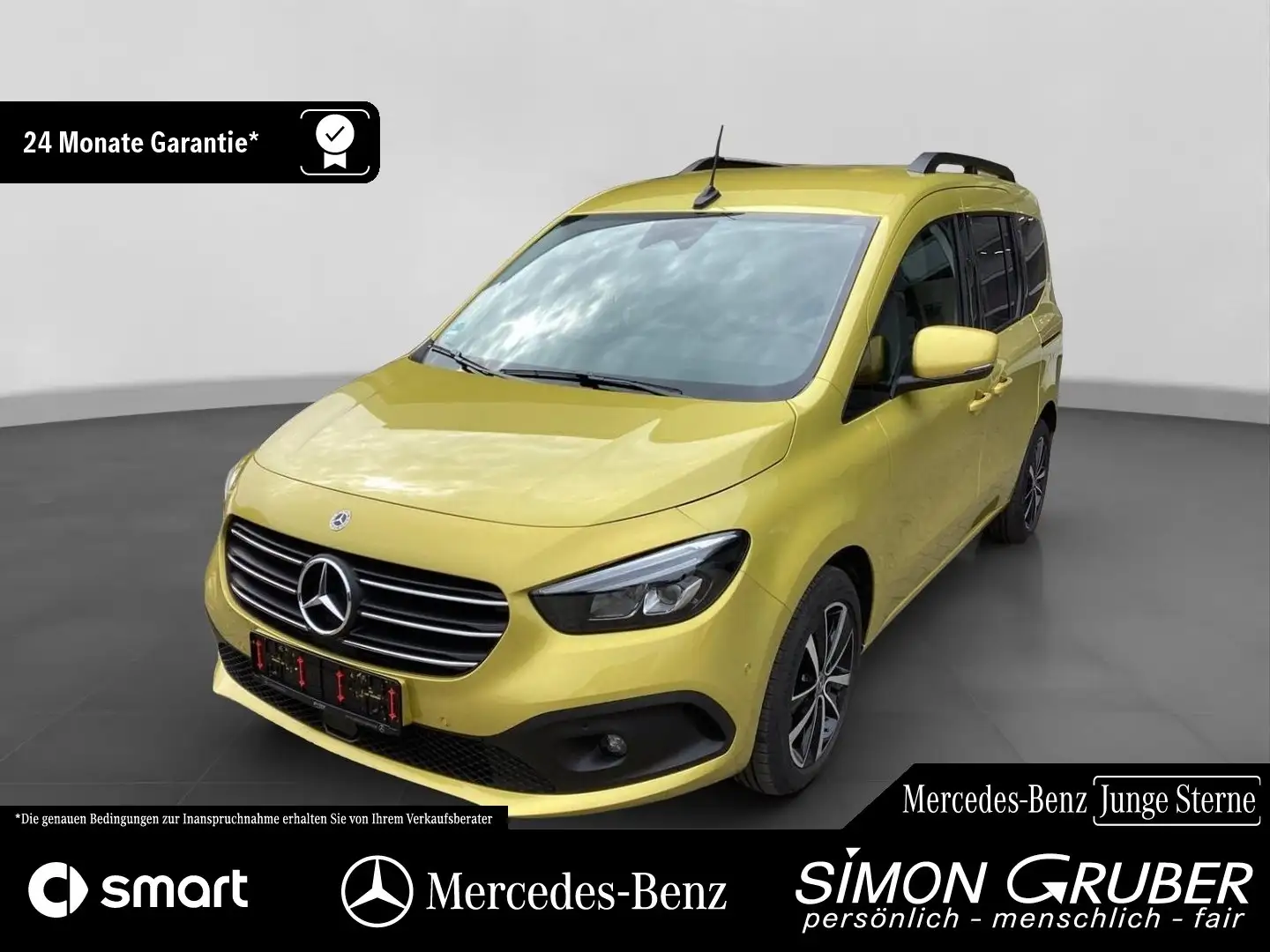 Mercedes-Benz T-Class T 180 d Progressive Automat Navi LED Kamera AHK Gelb - 1