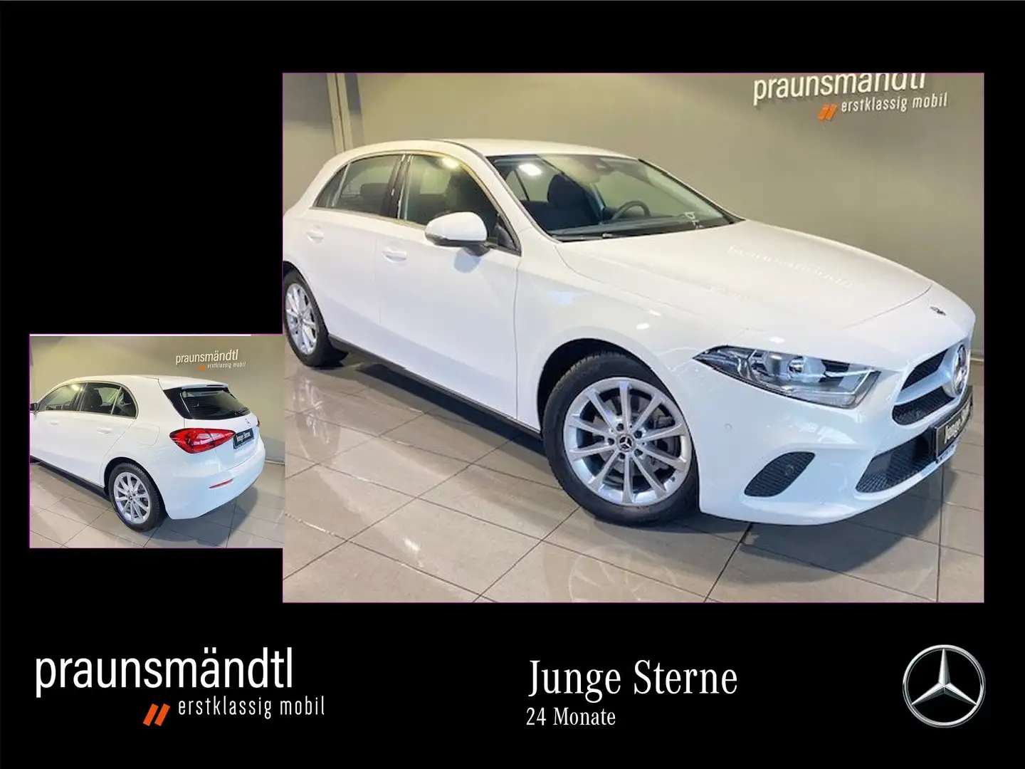Mercedes-Benz A 200 Kompaktlimousine 7-ATG/MBUX/PTS/SHZ/DAB Blanco - 1