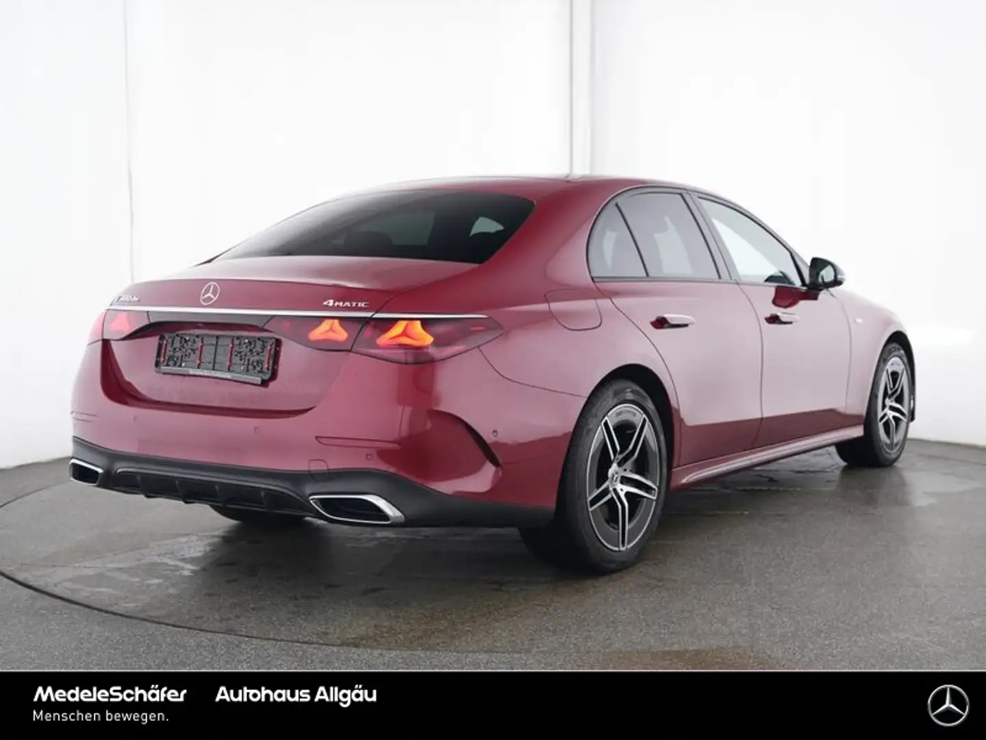 Mercedes-Benz E 300 E 300 de 4M AMG Night 360° LEDER Sitzklima 4D-B. Rouge - 2