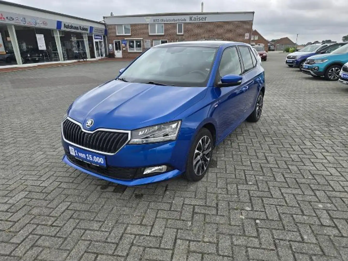 Skoda Fabia 1.0 Drive 125 TSI BMT Navi PANORAMADACH LED DAB Blau - 2