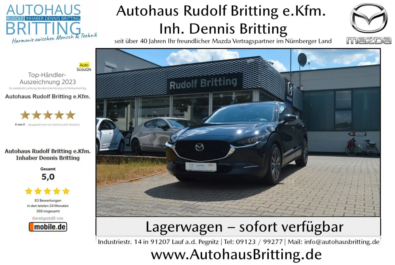 Mazda CX-30 X 186PS Selection Design+Premium Paket Schwarz - 1