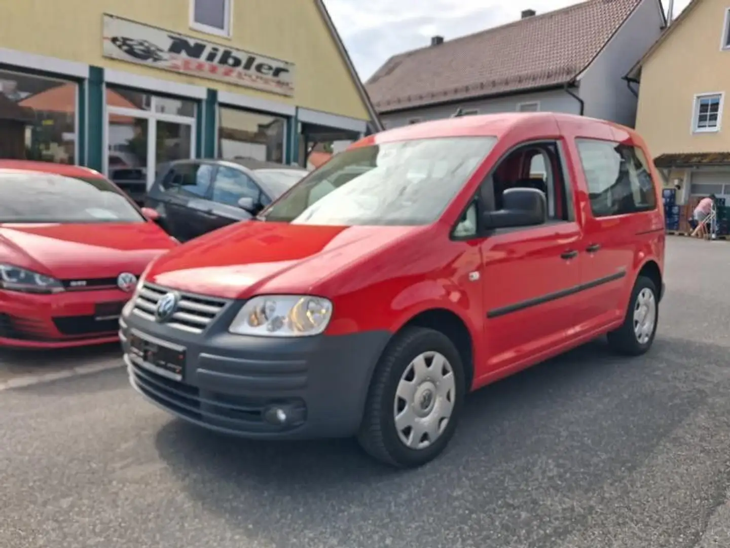 Volkswagen Caddy 2.0 TDI Team 1.HAND+NAVI+AHK+TOP-ZUSTAND Rouge - 1