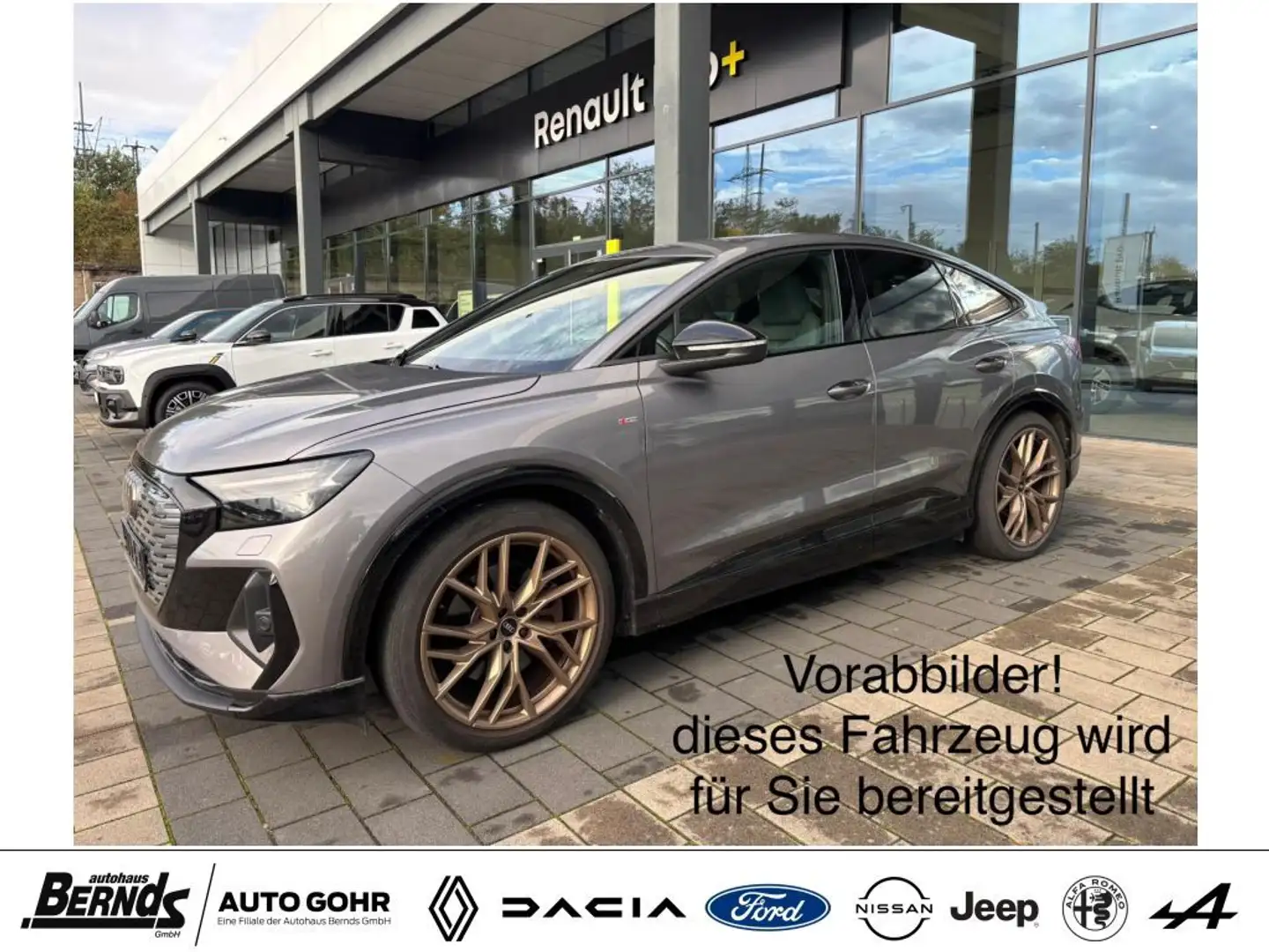 Audi Q4 e-tron 50 Sportback Quattro NAVI LED SONOS LM Optikpaket Gris - 1