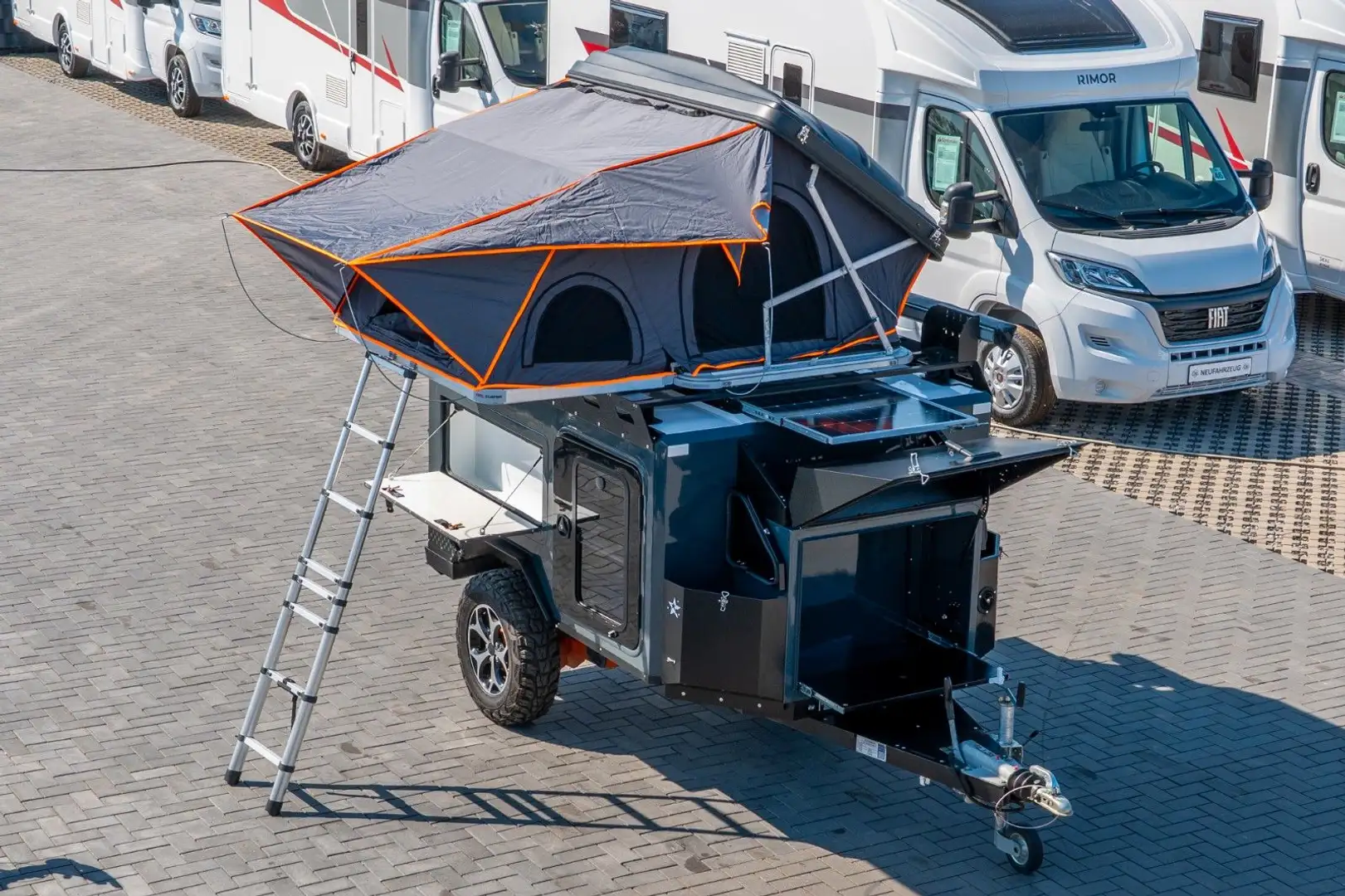 Sonstige Marken ES-2 DACHZELT+SOLAR+AHK+MARKISE+BREMSE Grau - 1