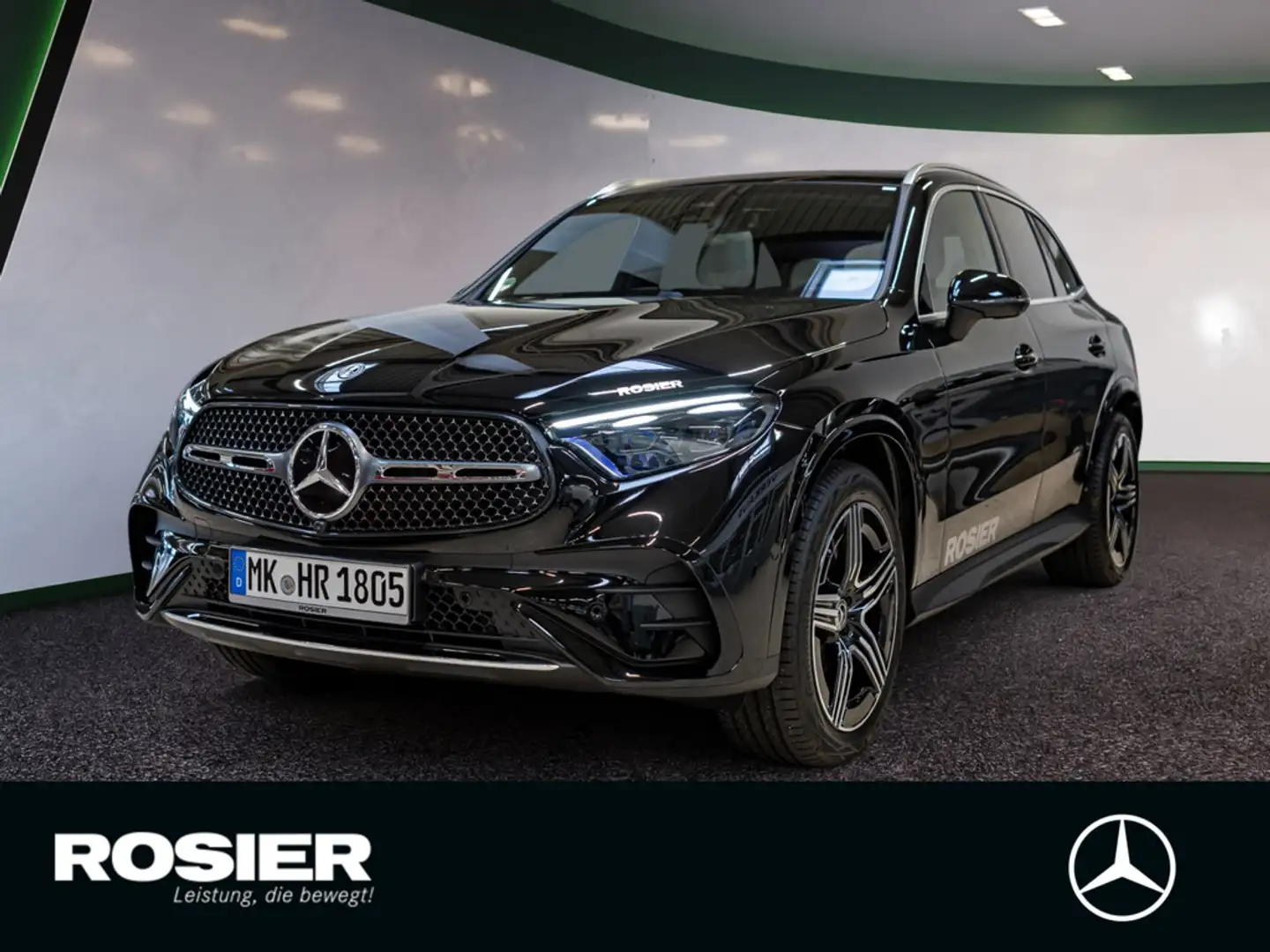 Mercedes-Benz GLC 220 d 4M Edition AMG Line AHK Abstandstem Schwarz - 1