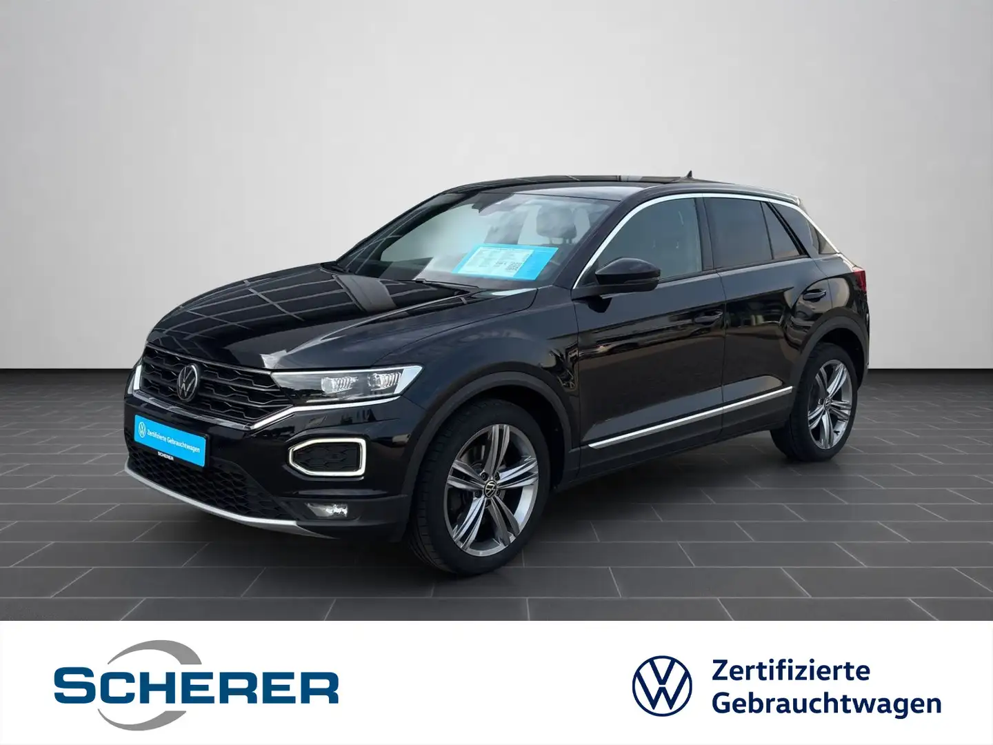 Volkswagen T-Roc T-ROC Sport 2.0 TDI DSG LED NAVI PDC KLIMA SHZ Schwarz - 1