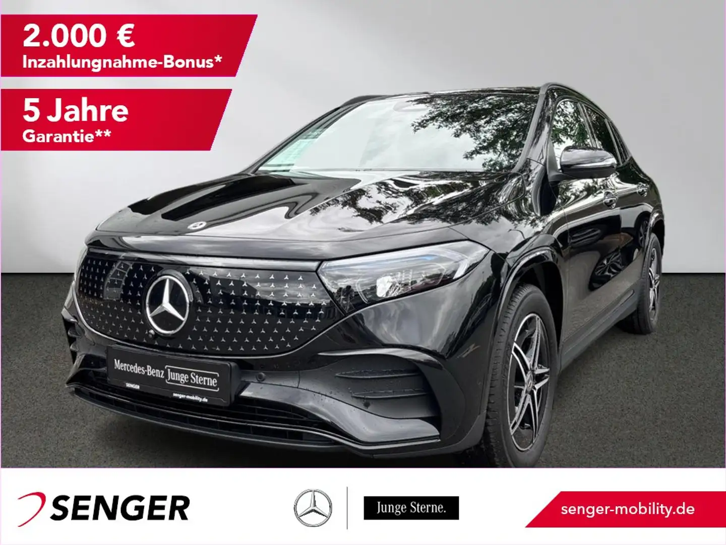 Mercedes-Benz EQA 350 4M AMG Night Panorama Keyless Totwinkel Noir - 1
