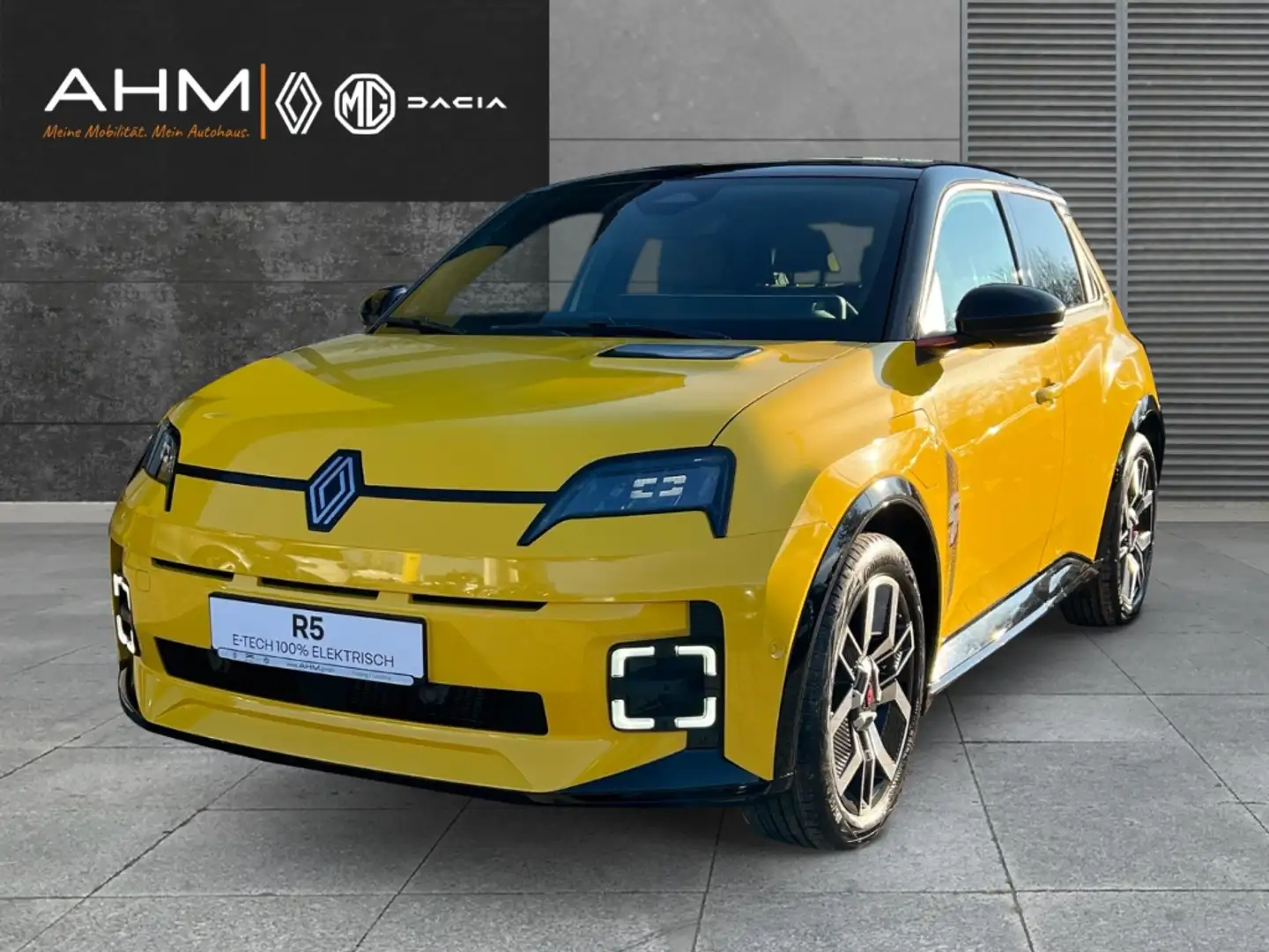 Renault R 5 Electric 150 Comfort Range Iconic Five Жовтий - 1