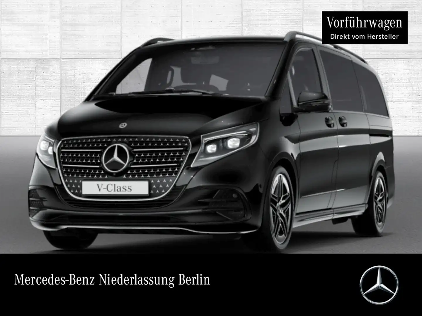 Mercedes-Benz V 300 d 4M EXCLUSIVE+Allrad+AMG+SchiebDa+9G+AHK Noir - 1