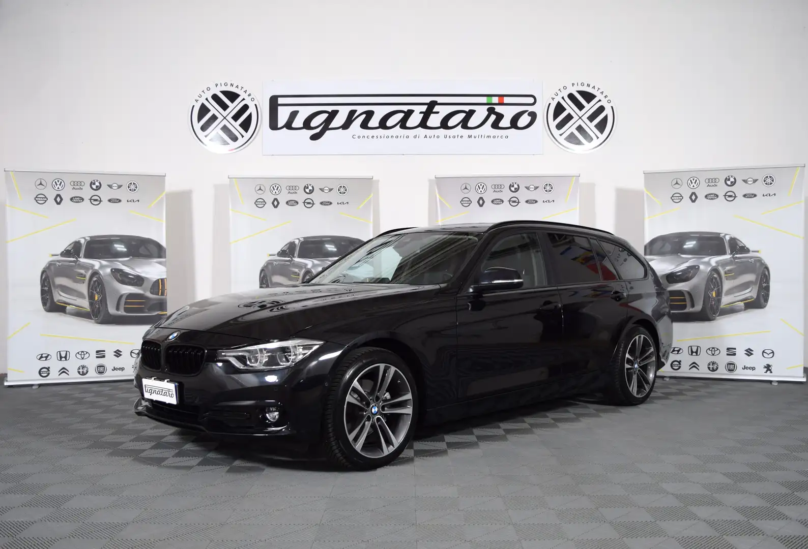 BMW 320 D Xdrive Touring Auto,Led,Cam,Nav,Apple Car,Gancio Nero - 2