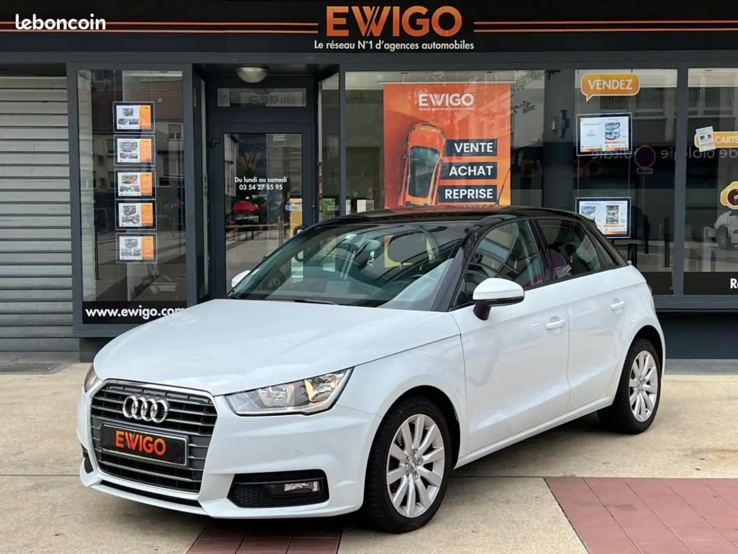 Audi A1 5P 1.4 TFSI 125 S-TRONIC 7 GPS-RADAR AV&AR-SIÈGES  Blanc - 1