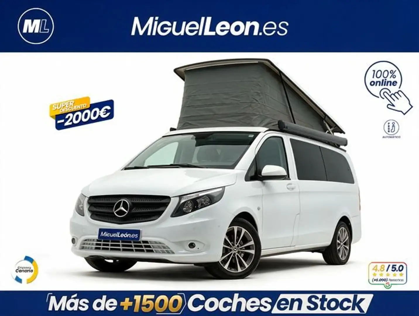 Mercedes-Benz Vito 200 d Marco Polo Activity Largo Blanco - 1