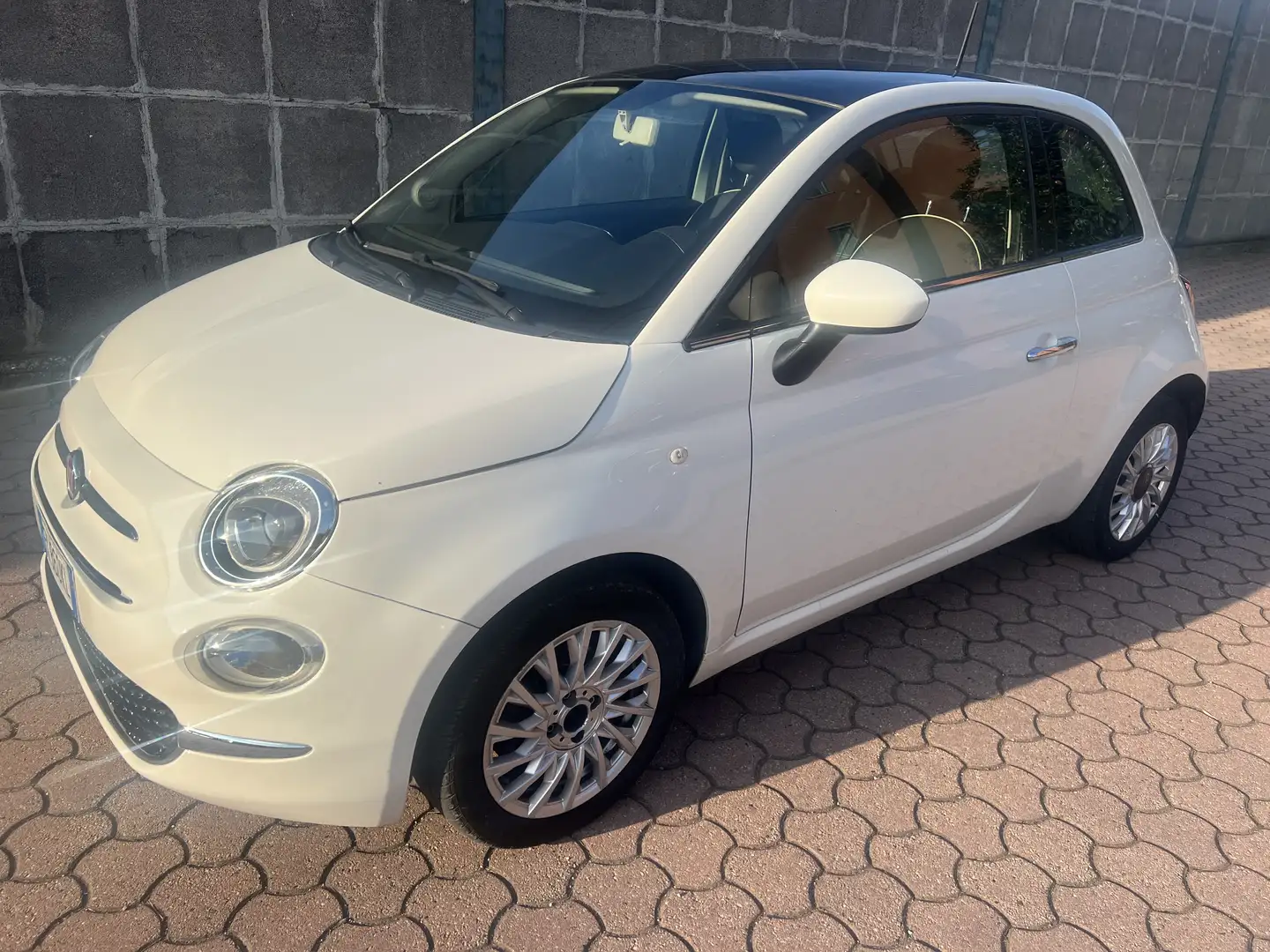 Fiat 500 1.3 mjt 16v Lounge 95cv Bianco - 1