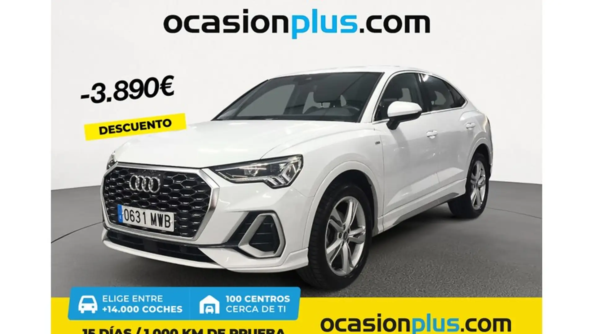 Audi Q3 Sportback 35 TDI S line S tronic Weiß - 1