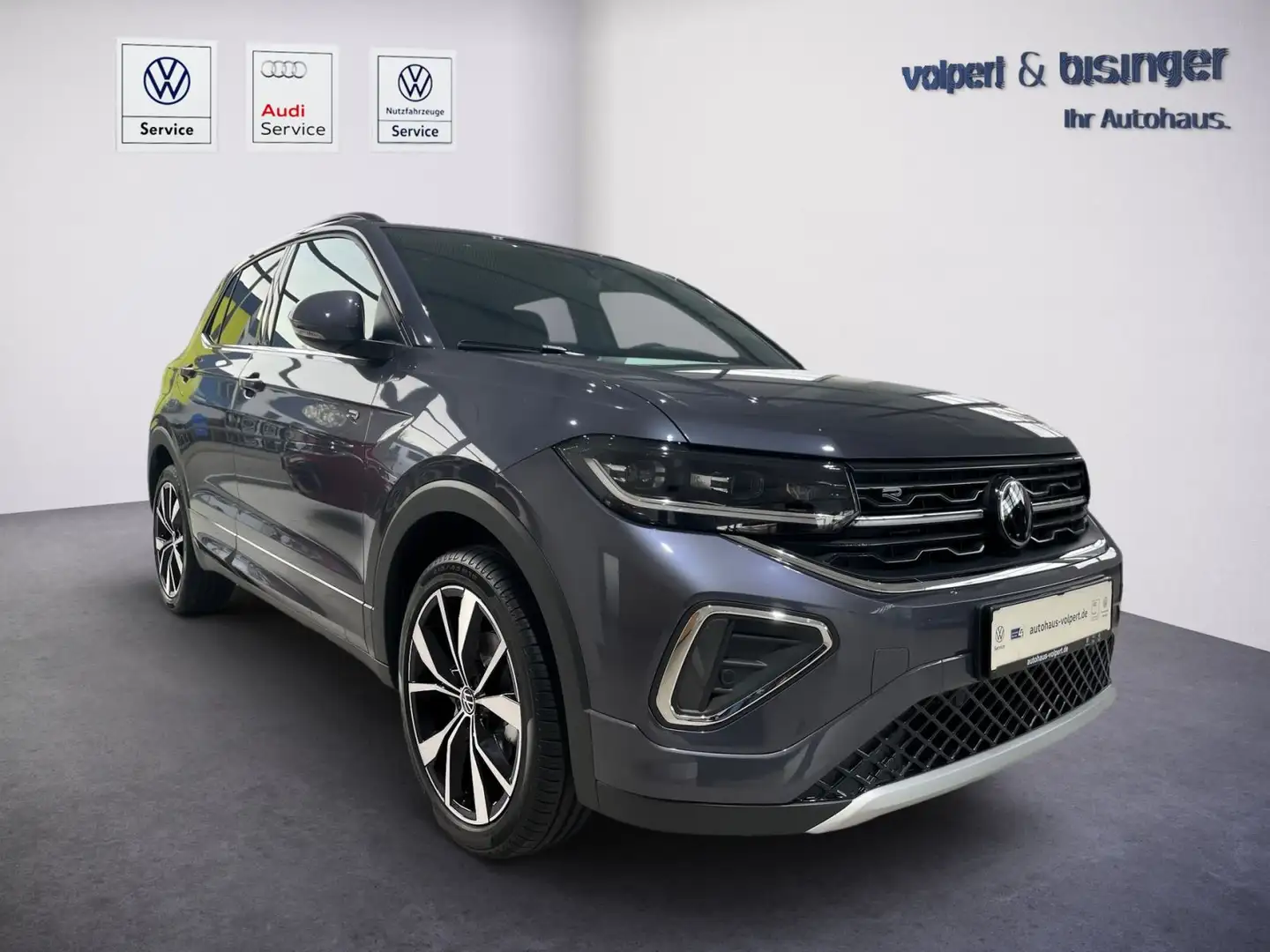 Volkswagen T-Cross R-Line TSI 85 kW*AHK*Side Assist* Grijs - 2