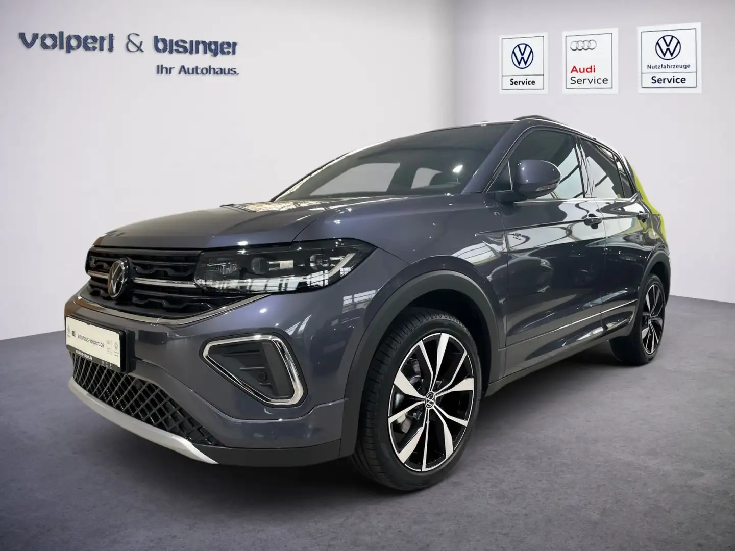 Volkswagen T-Cross R-Line TSI 85 kW*AHK*Side Assist* Grijs - 1