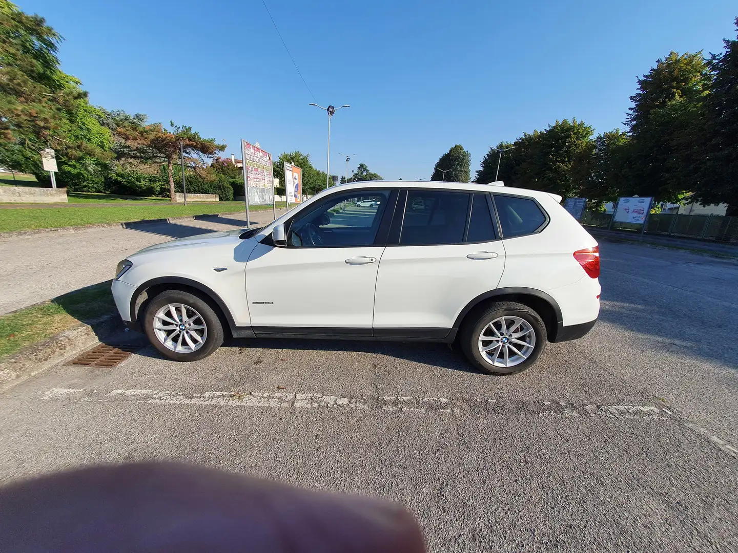BMW X3 X3 F25 LCI 2014 sdrive18d Business auto Bianco - 2
