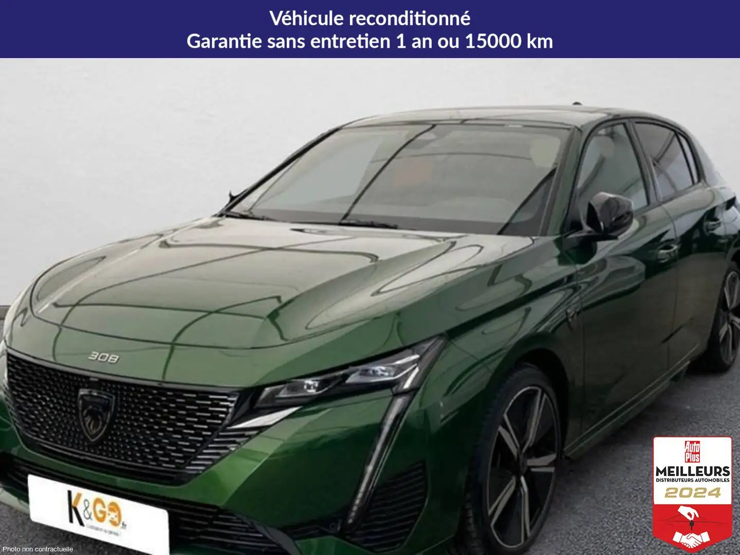 Peugeot 308 Phev 180 e-eat8 gt Vert - 1