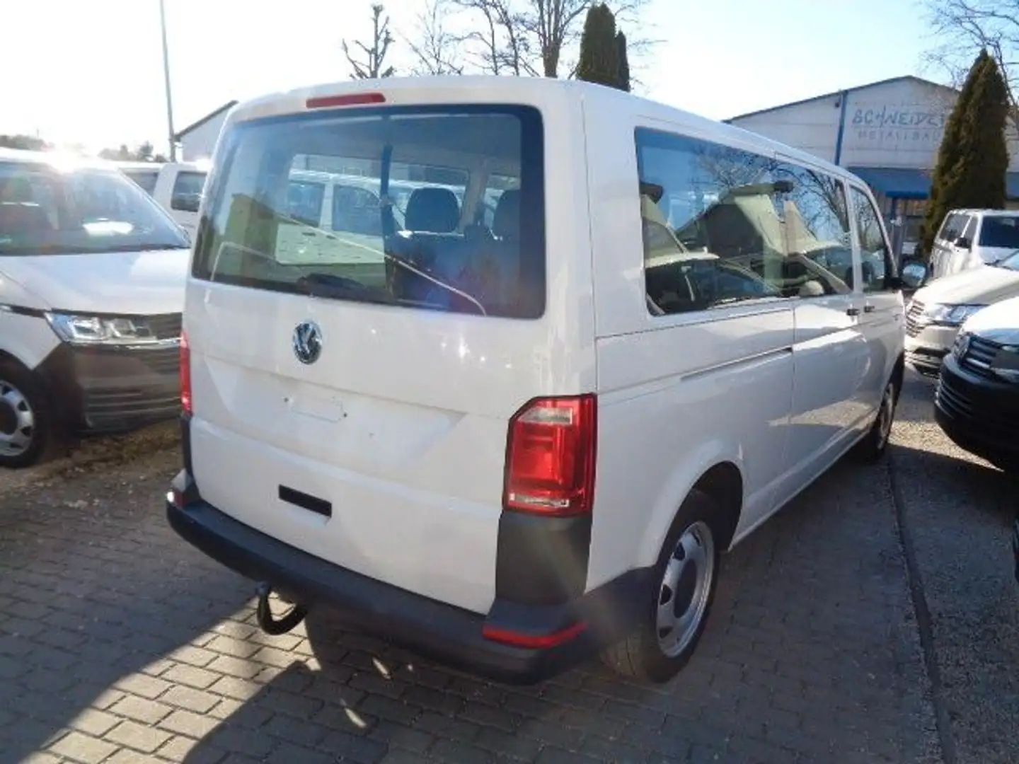 Volkswagen T6 Kombi T6  9-Sitzer lang 4motion 1. Hand Klima Blanc - 2