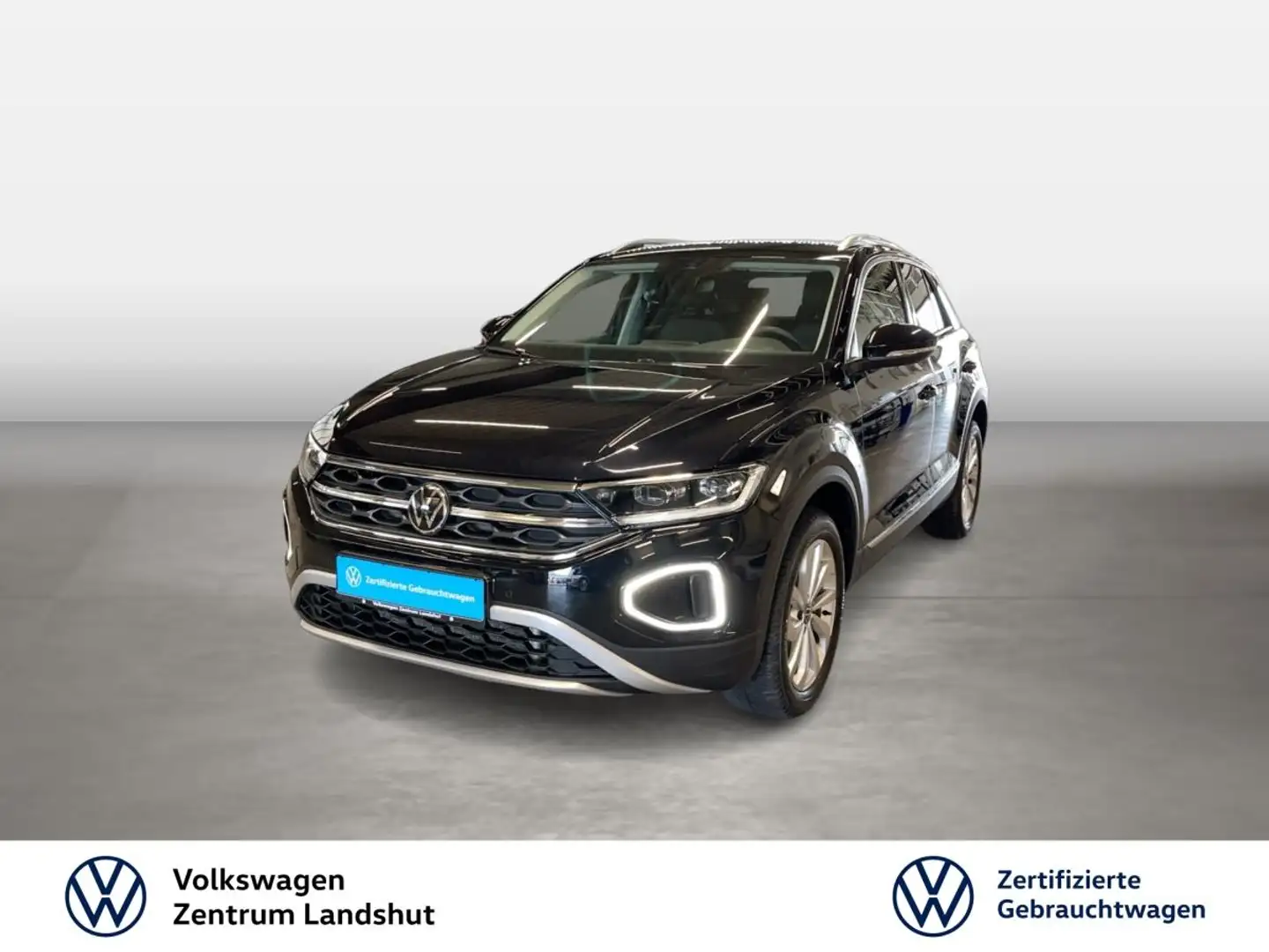 Volkswagen T-Roc 1.5 TSI DSG Style ACC ParkAss. FLA AHK LM Schwarz - 1