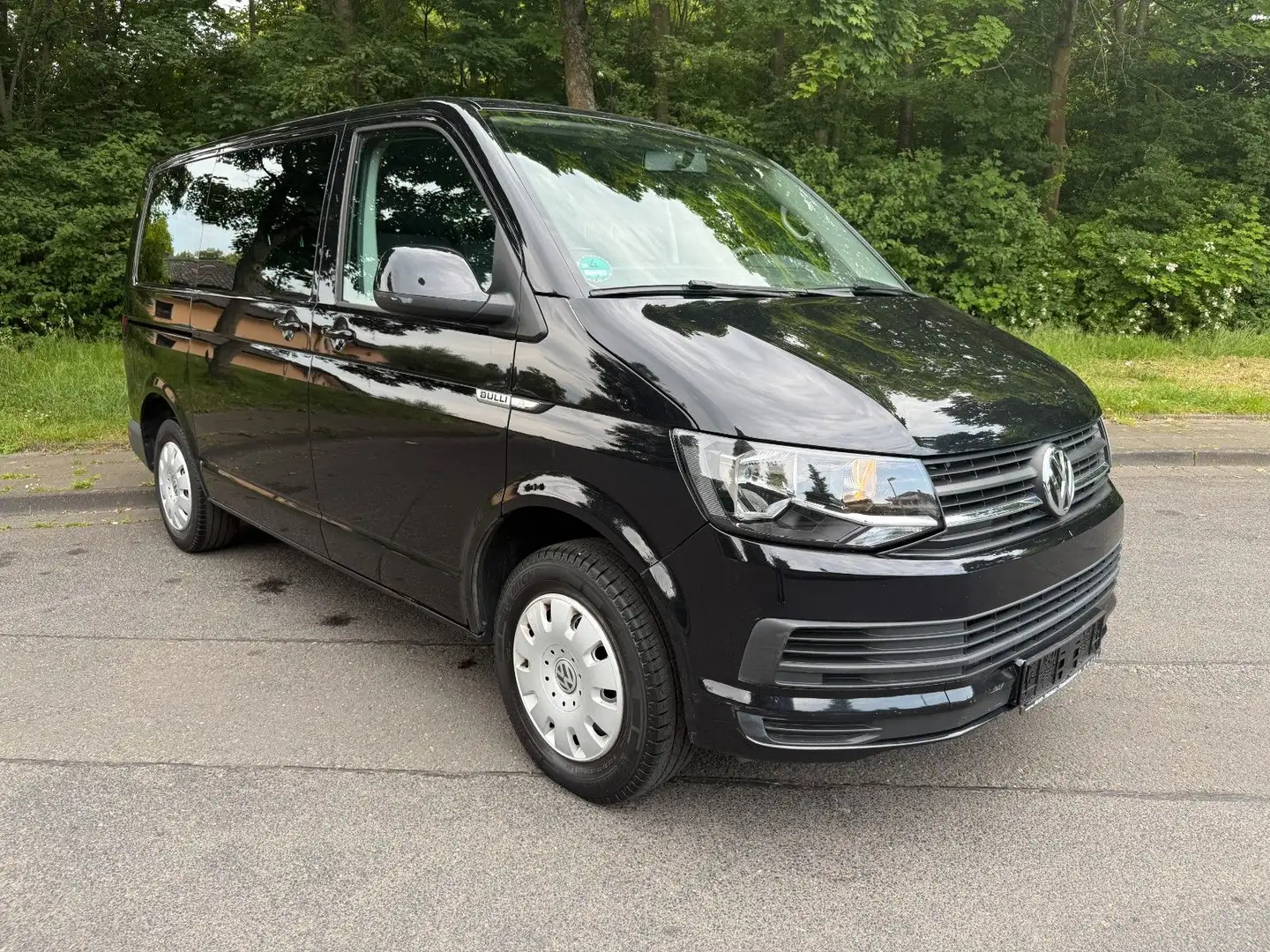 Volkswagen T6 Transporter EcoProfi,9-Sitzplat,Klimaanlage Negro - 2