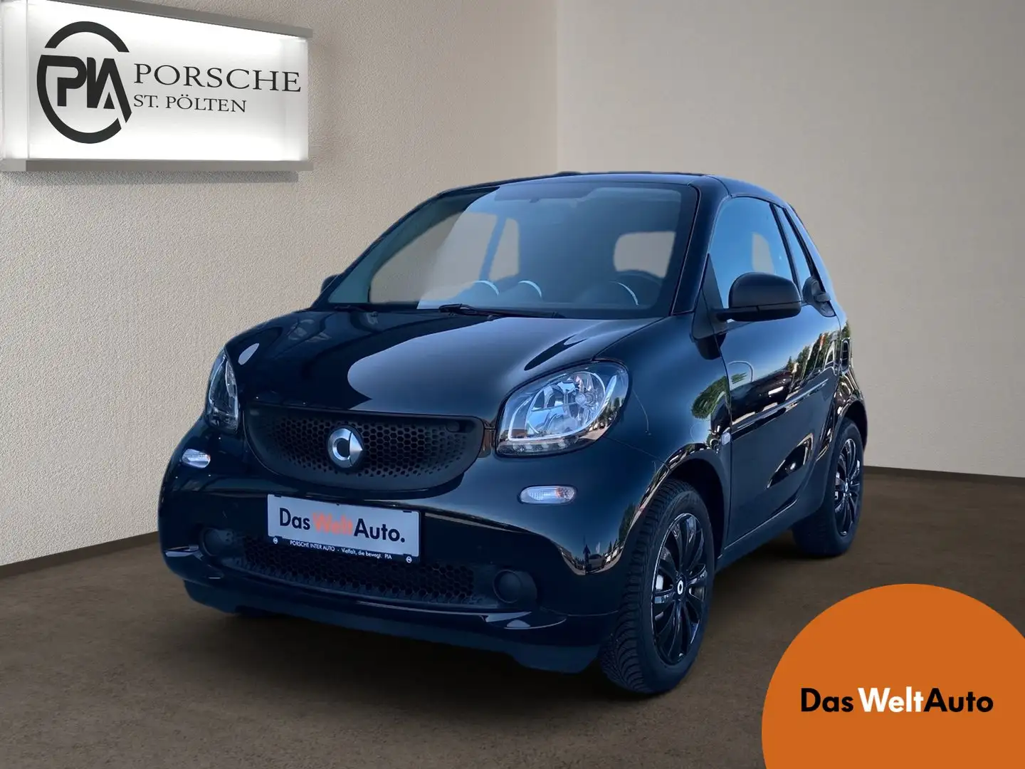 smart forTwo cabrio Basis 52 kW Noir - 1