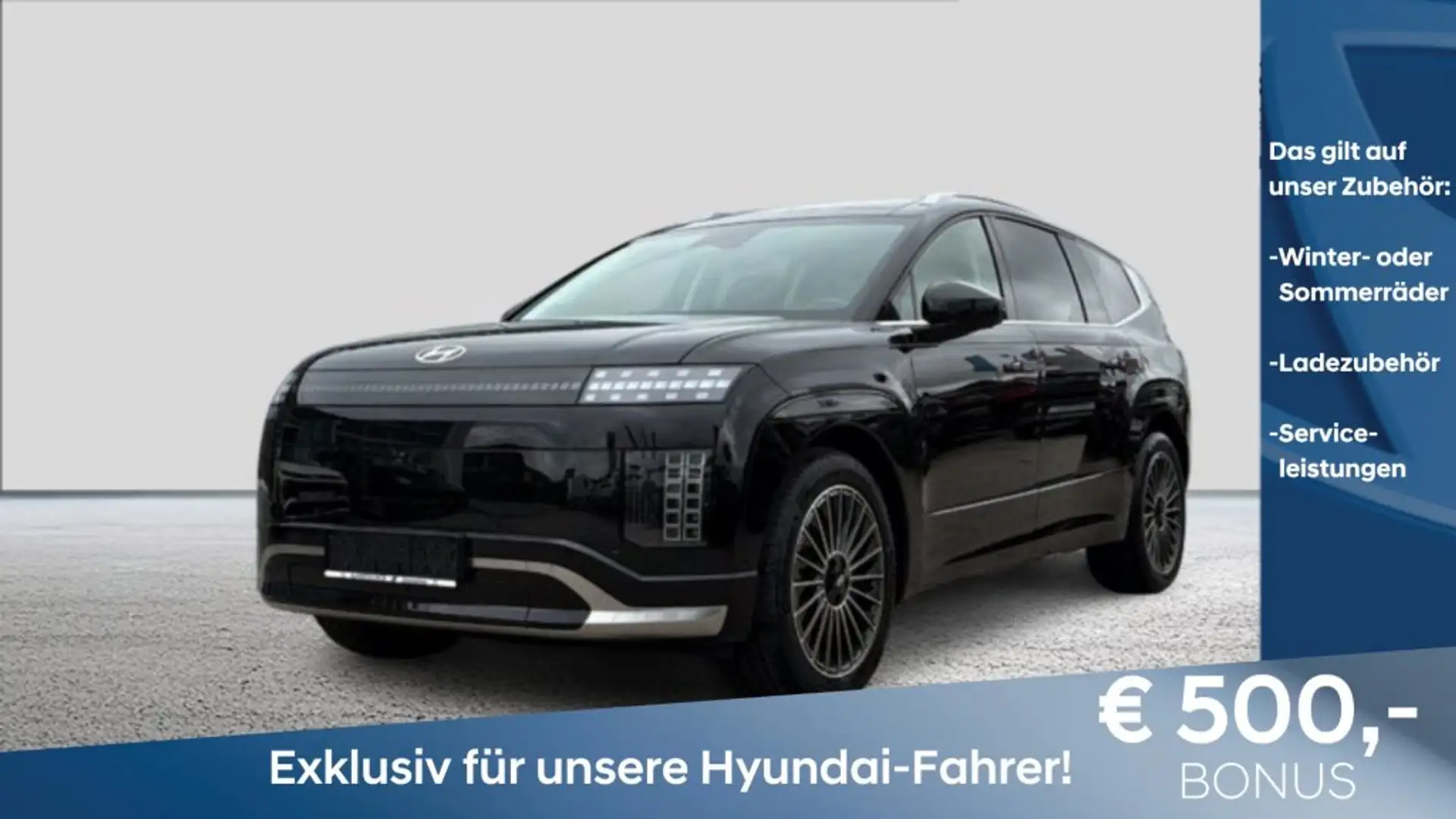 Hyundai IONIQ 9 Calligraphy 110 kWh 4WD inkl. Panoramadach & Vehicle-to-Load Schwarz - 1