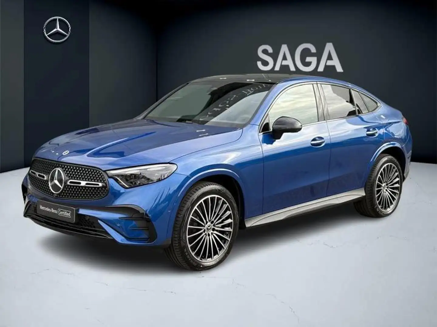 Mercedes-Benz GLC 300 300 e Coupé AMG Pack Night Pano Attelage Blauw - 1