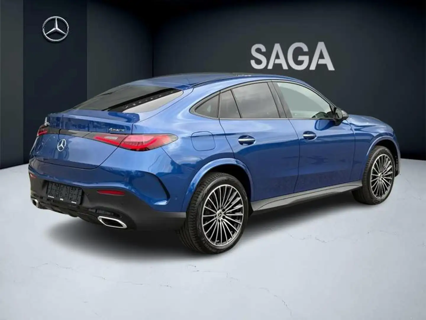 Mercedes-Benz GLC 300 300 e Coupé AMG Pack Night Pano Attelage Blauw - 2