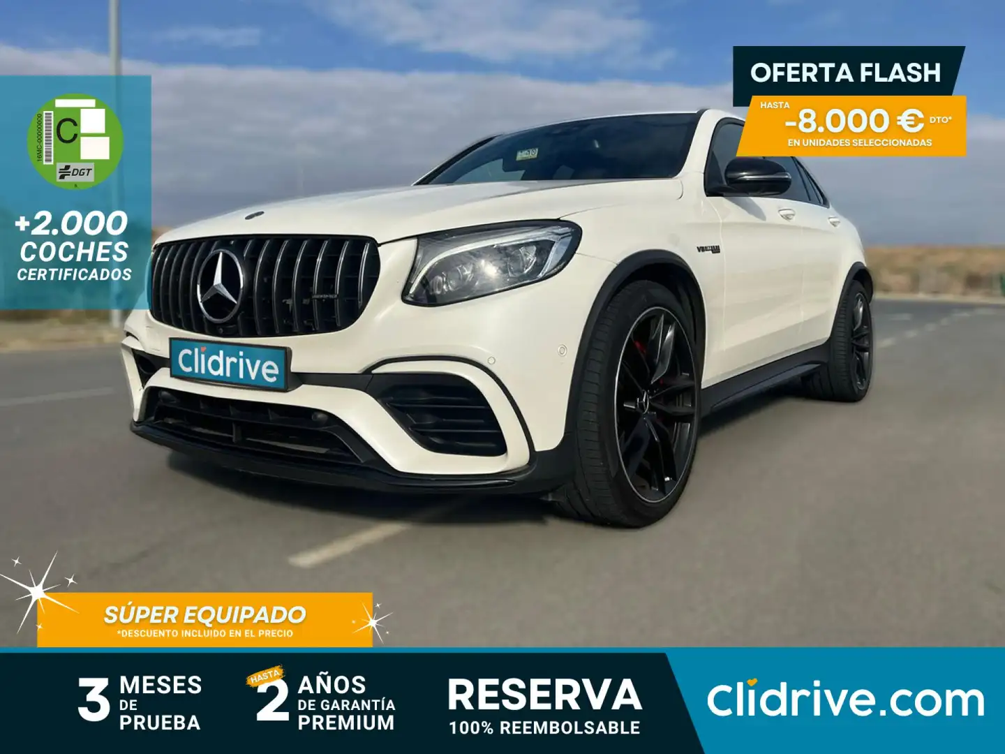 Mercedes-Benz GLC 63 AMG S 4Matic+ Speedshift MCT 9G Blanco - 1