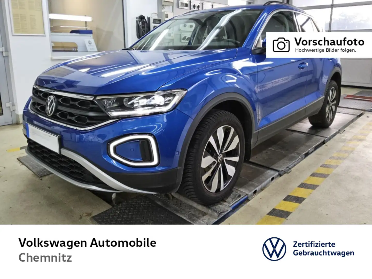 Volkswagen T-Roc 1.5 TSI Move*CarPlay*LED*SHZ*ACC*Navi* Blau - 1