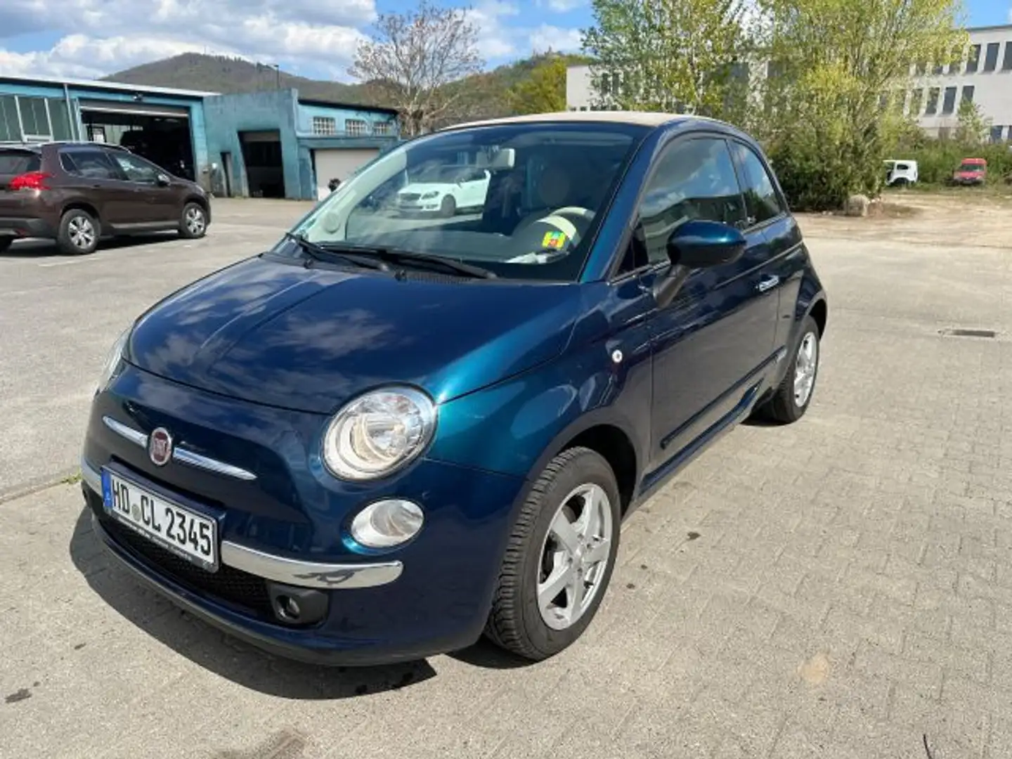 Fiat 500 C 1.2 Lounge Blau - 1