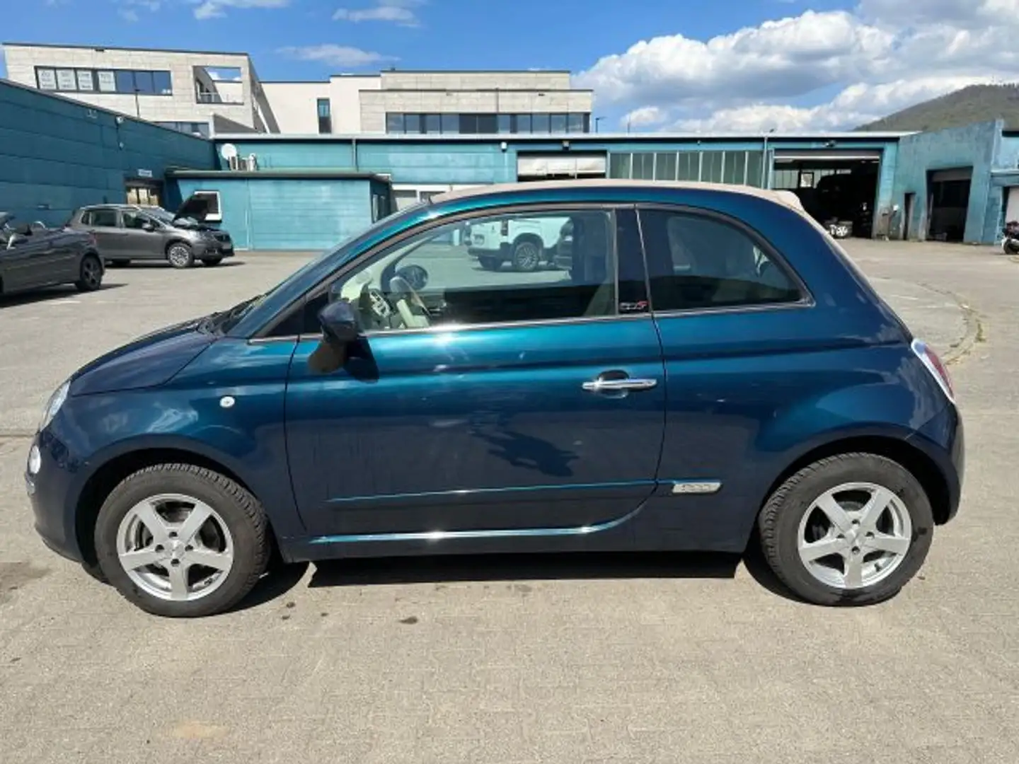 Fiat 500 C 1.2 Lounge Blau - 2