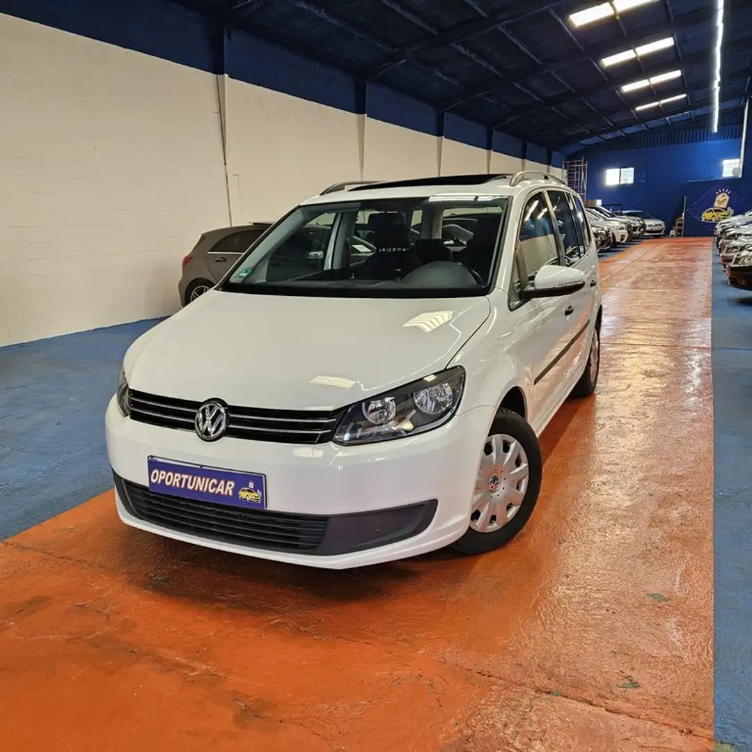 Volkswagen Touran 1.6 TDI 105cv DSG Edition Wit - 1