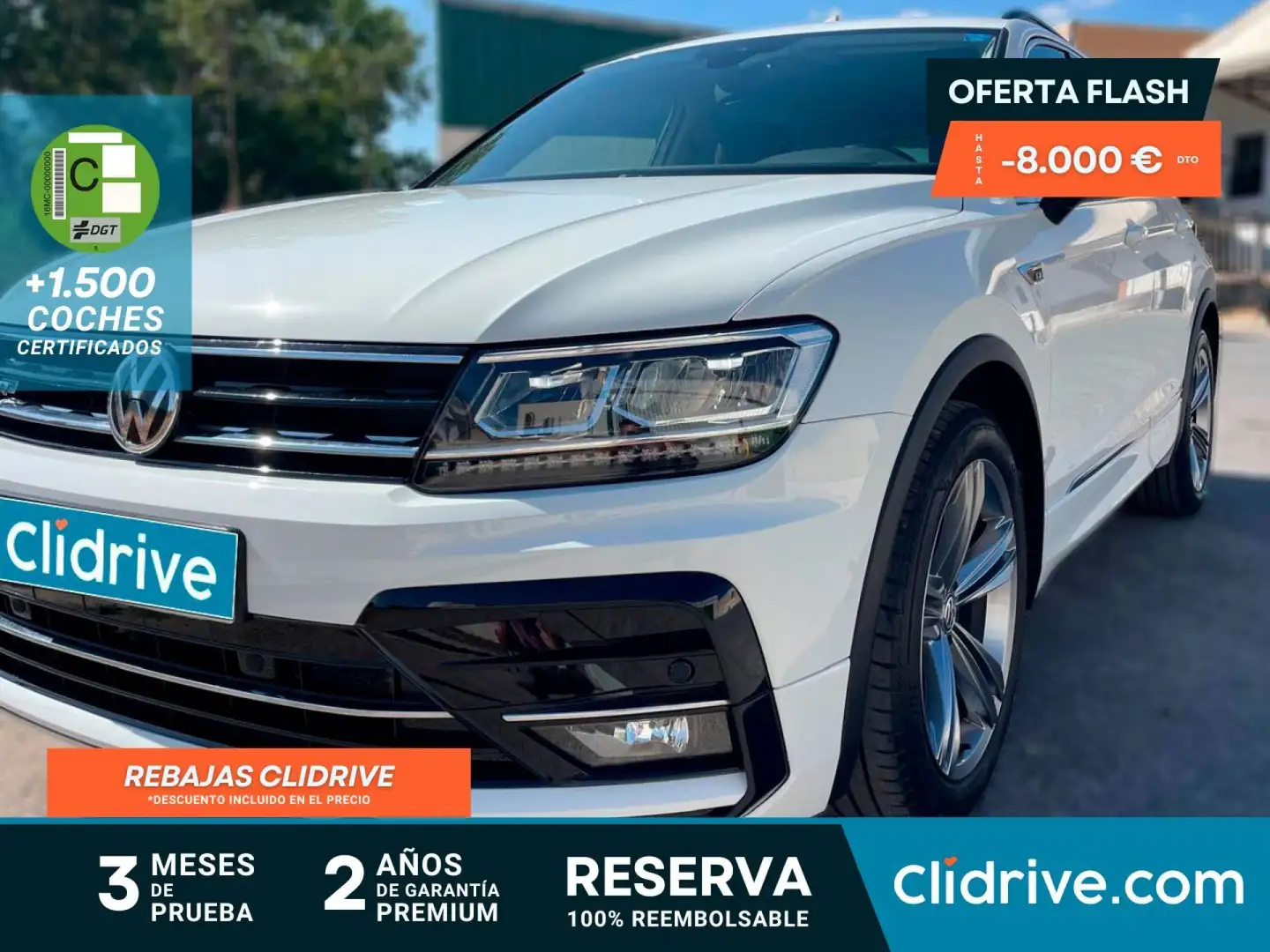 Volkswagen Tiguan 2.0TDI R-Line 4Motion DSG 110kW Blanco - 1