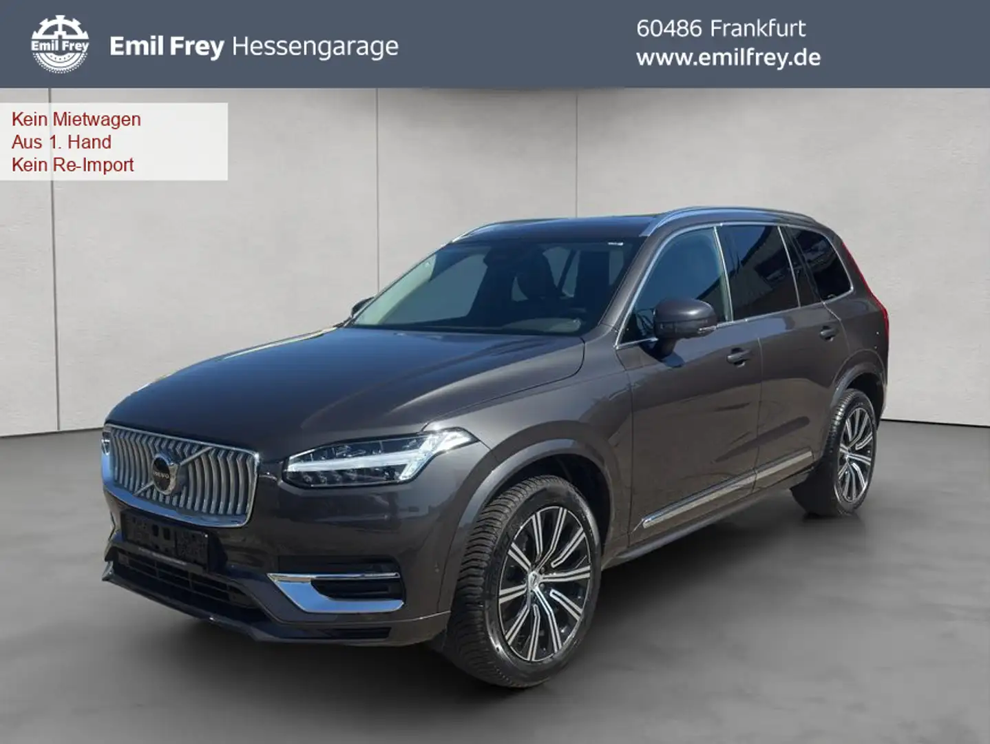 Volvo XC90 XC90 B5 AWD Plus-Bright 7S Glasd Standh 360° Leder Grau - 1