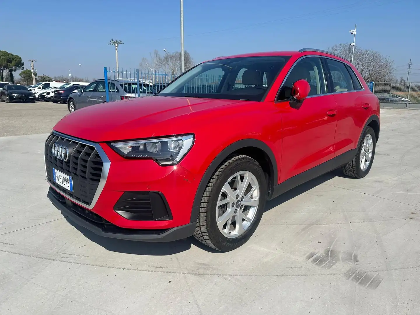 Audi Q3 Q3 40 2.0 tfsi Business quattro PELLE -FW618RB Rosso - 2