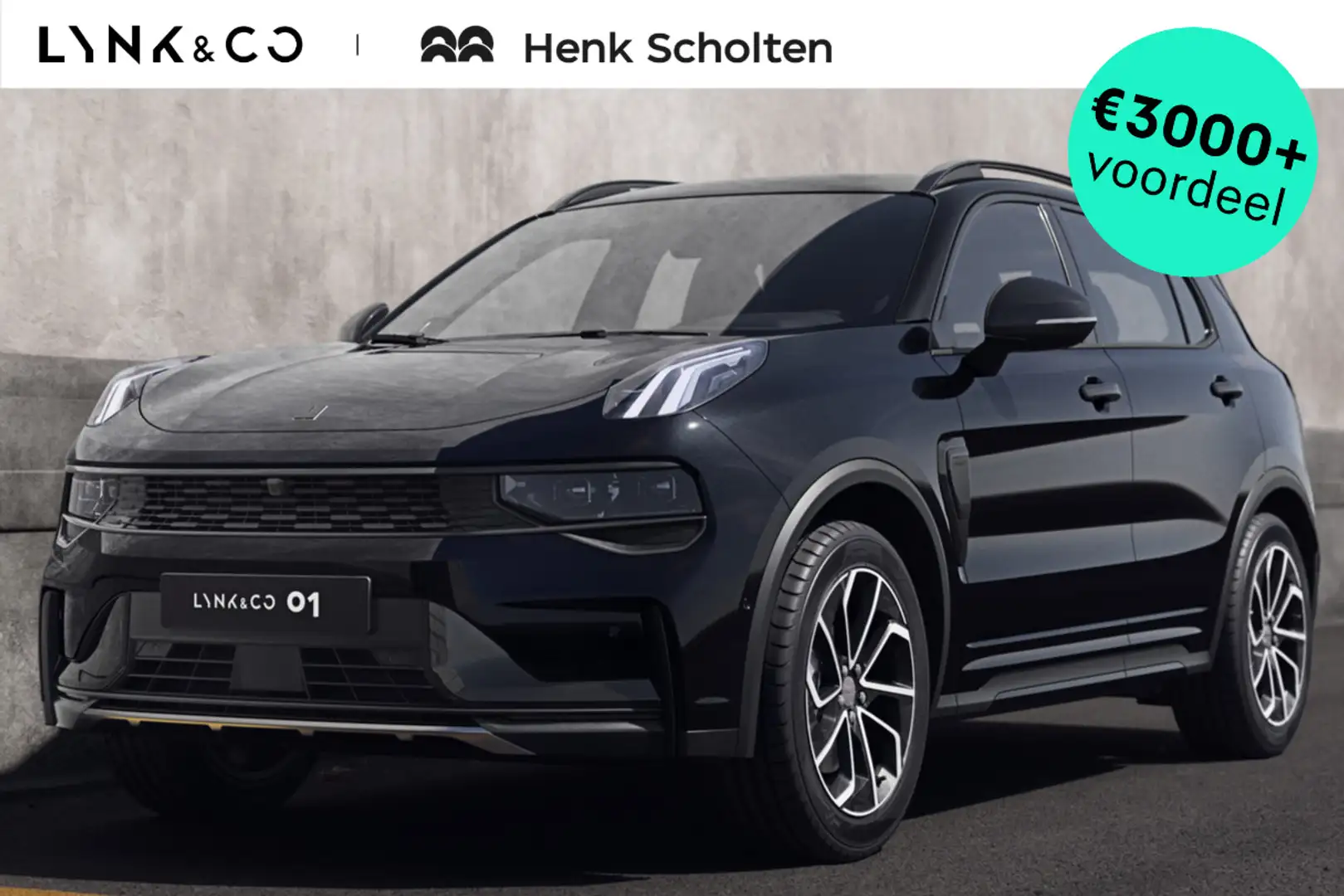 Lynk & Co 01 276PK Core, 7x UIT VOORRAAD LEVERBAAR, Achteruitri Nero - 1