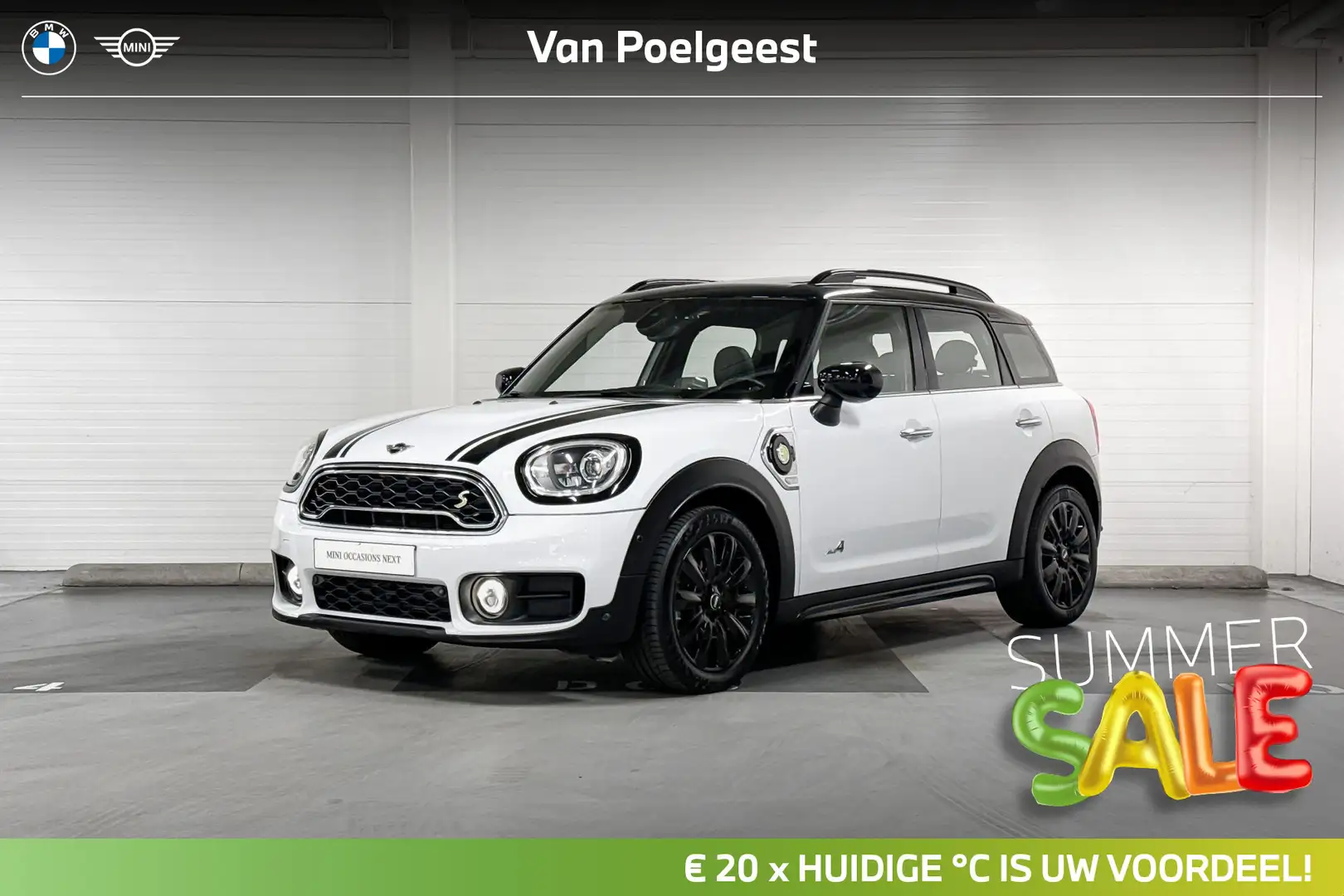 MINI Countryman SE All4 | Panoramadak |18"Pin Spoke zwart | Achteruit Blanc - 1