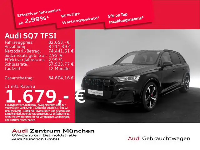 Audi SQ7 competition+ Pano/StdHzg/HuD/Kamera